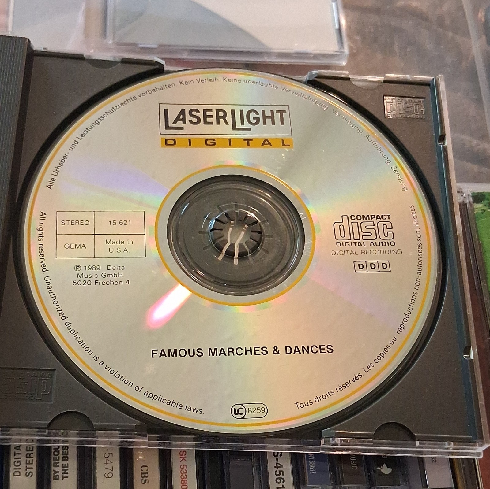 Laserlight Digital Famous Marches & Dances CD Budapest/Plovdiv Phil 1989 DDD