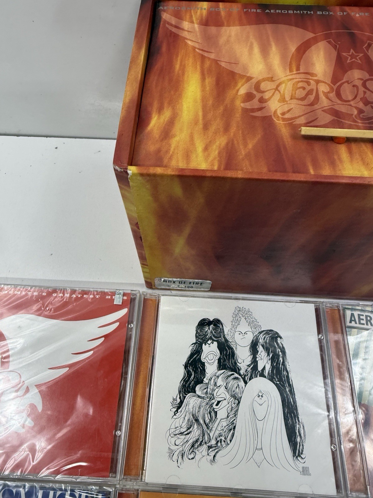 Aerosmith *Box of Fire* 🔥 13-CD Limited Edition Box Set Columbia Records 1994