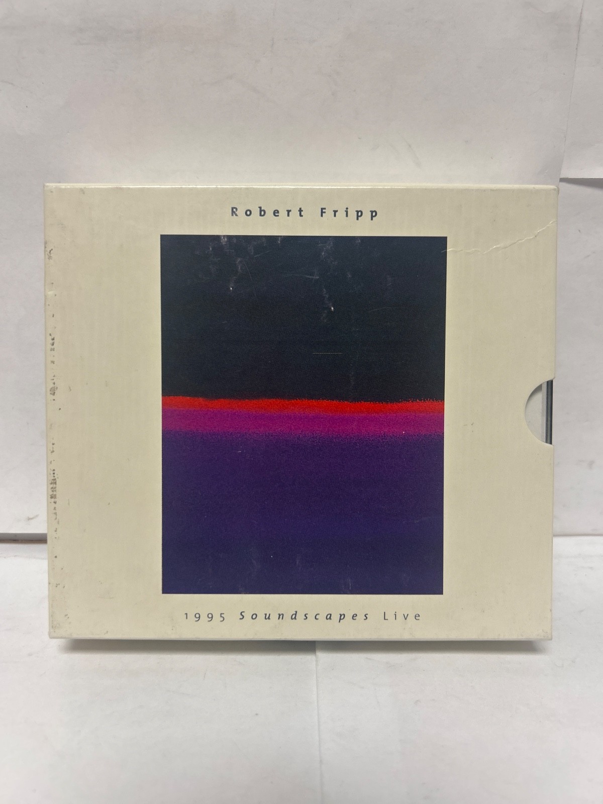 Robert Fripp 1995 Soundscapes Live 3 CD Box Set Vol 1,2,3 1996 UK VG+/NM