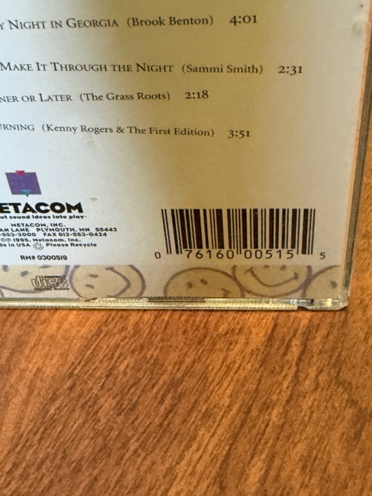 Best of the 70s Listener Choice Metacom Music CD Various Artists