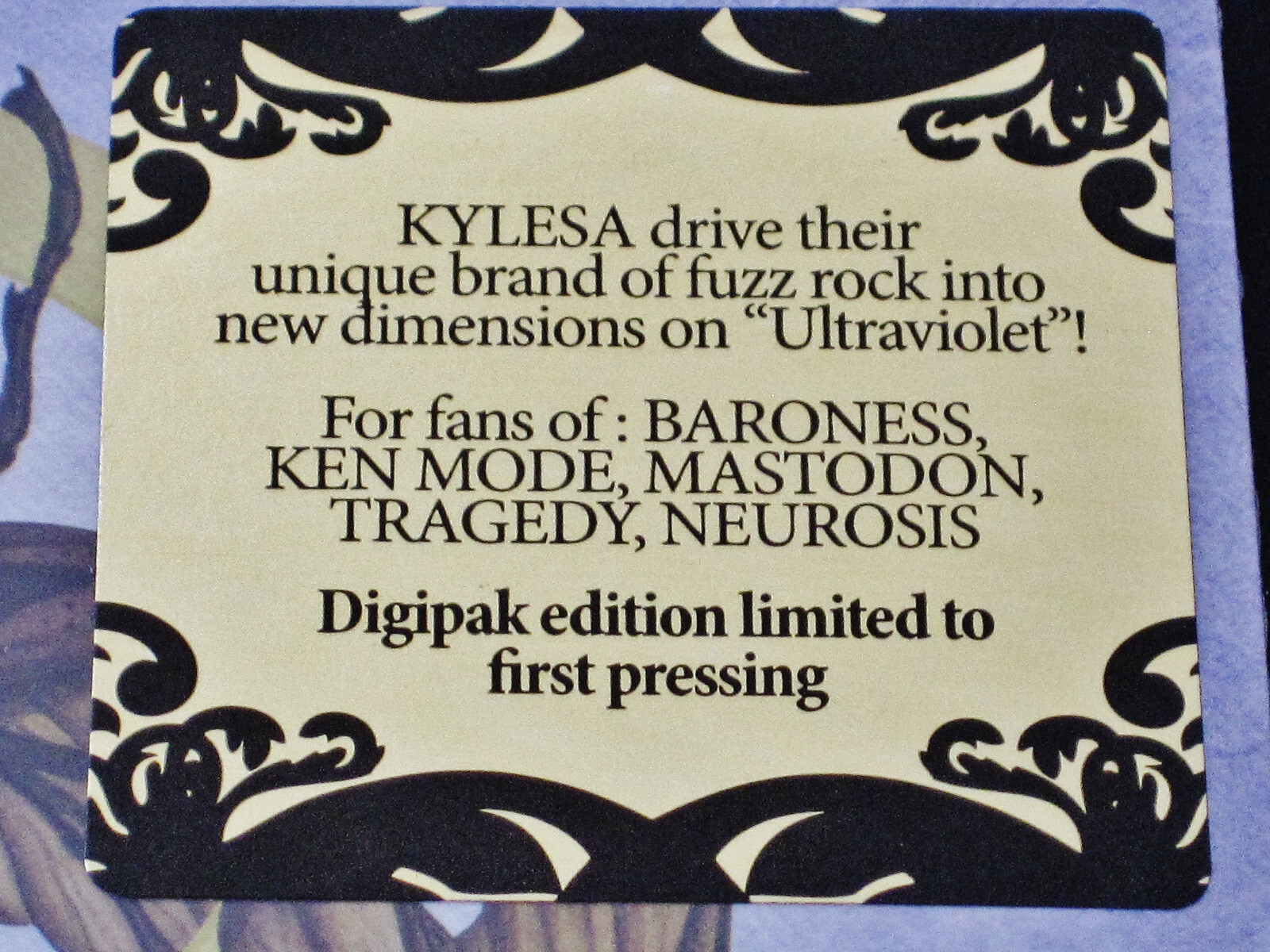 Kylesa: Ultraviolet - Limited Edition CD 2013 Season Of Mist Records Digipak NEW