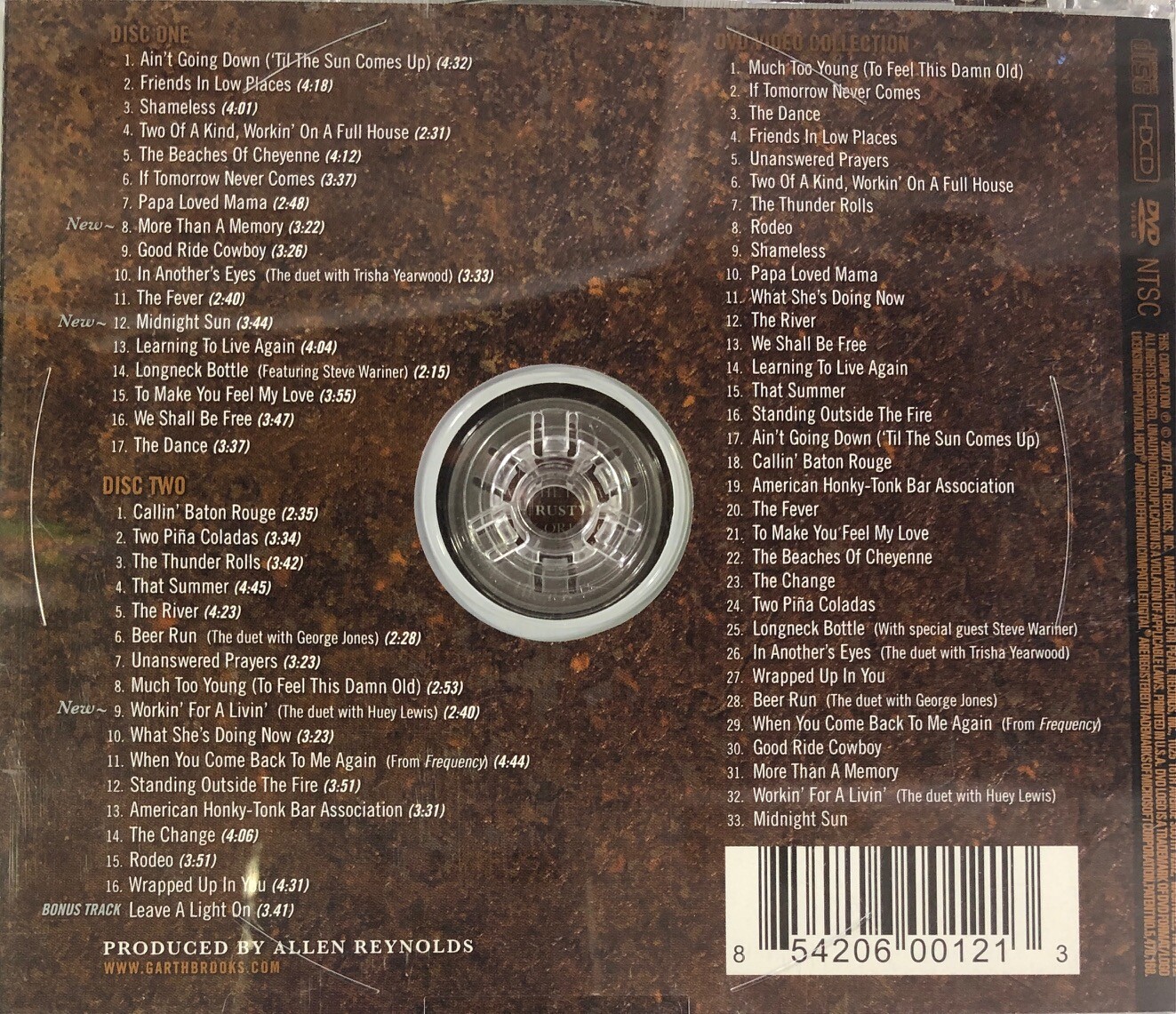 GARTH BROOKS - THE ULTIMATE HITS (3 Disc Set - 2 Cd's/1 DVD HDCD) Near MINT