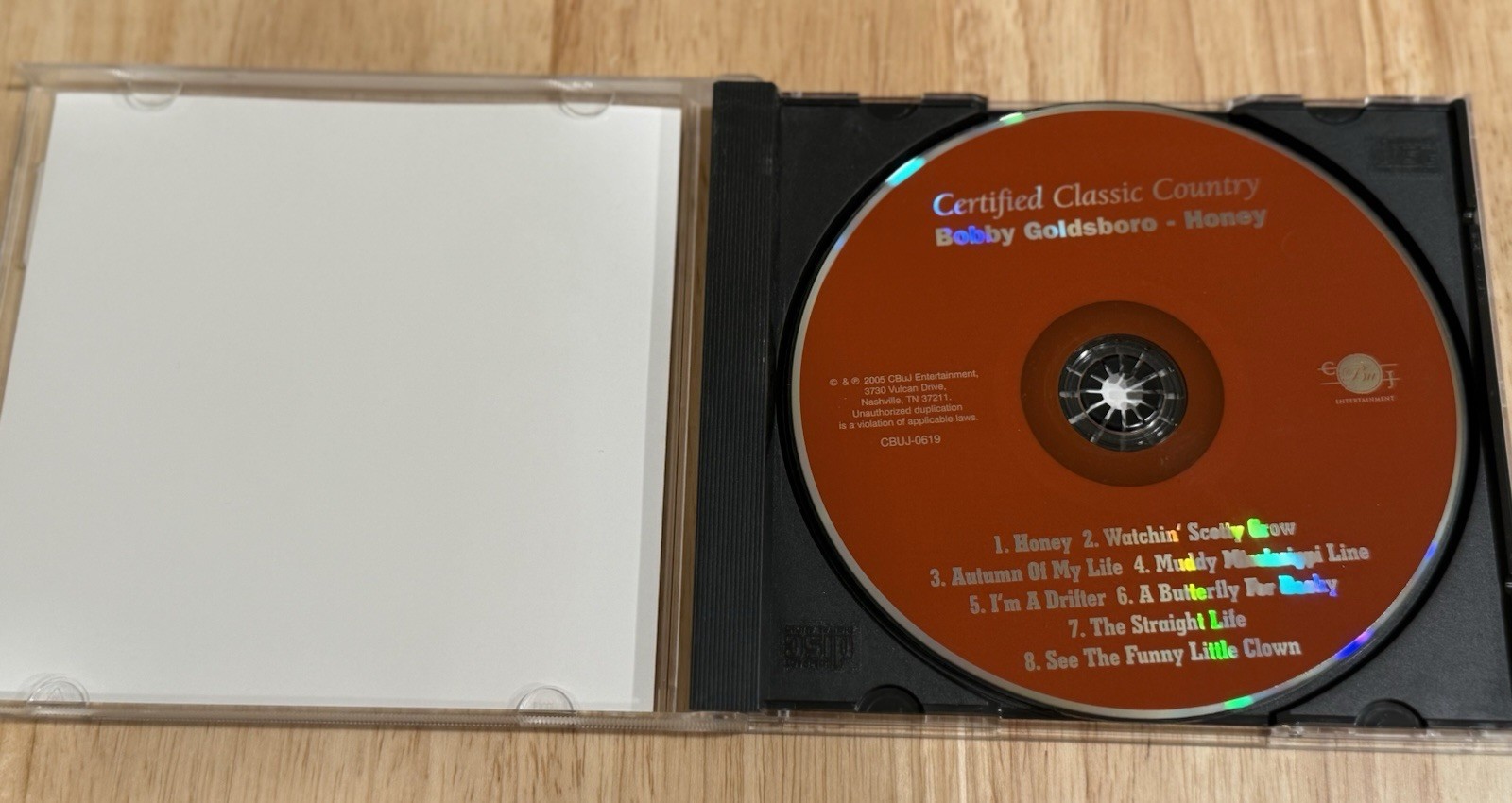 Honey by Bobby Goldsboro CD, July 2005 Certified Classic Country CBuJ