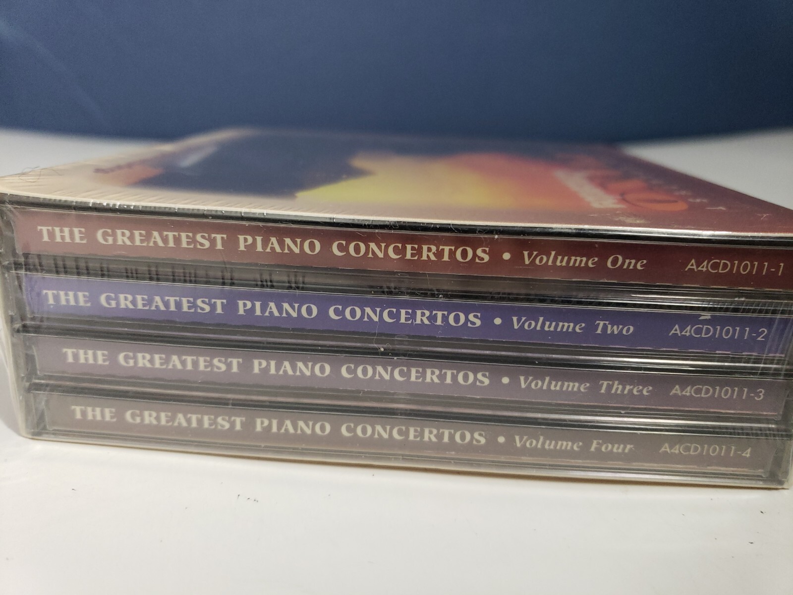 the greatest PIANO Concertos 4 hours of digital recordings NEW Sealed - 4 CD Set