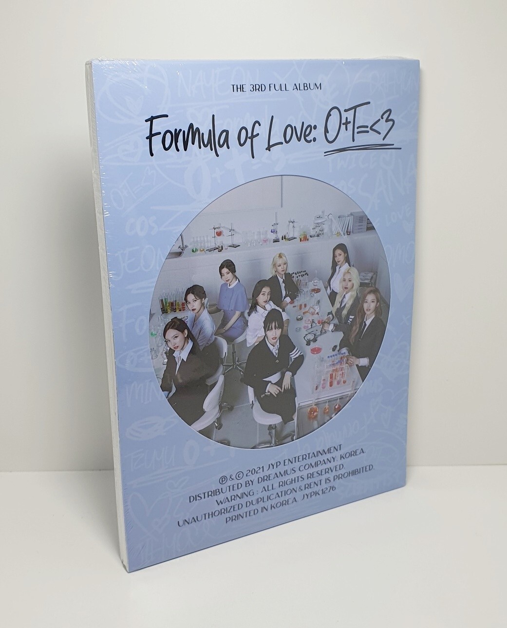 TWICE 3rd Album [Formula of Love: O+T= 3] STUDY ABOUT LOVE Ver. CD+Book+Card+etc