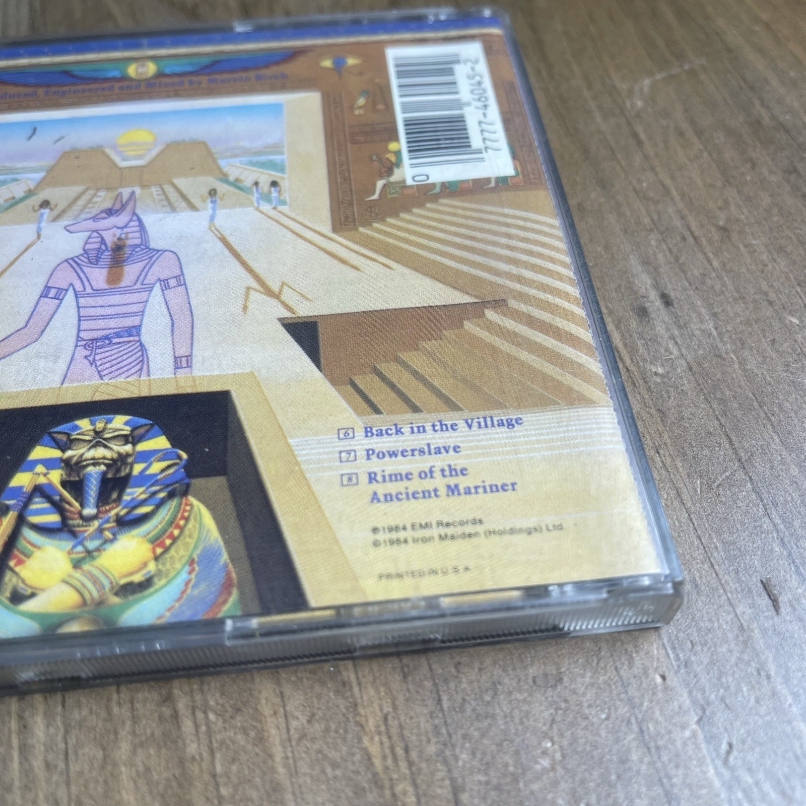 Iron Maiden - Powerslave (1984) CD, Original Mastering Capitol CDP 7 46045 2