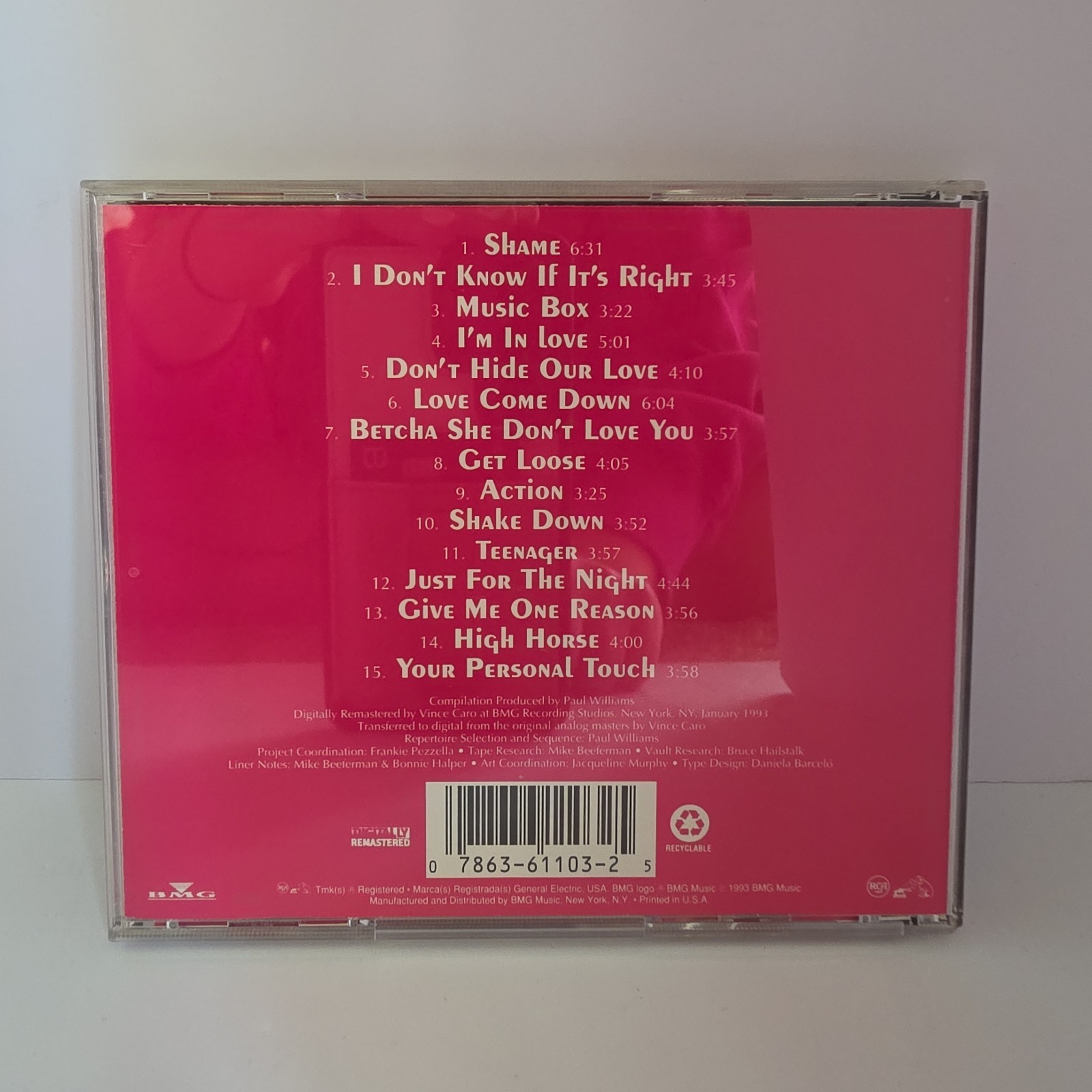 Evelyn King "Love Come Down: The Best Of" CD - 1993, BMG Music, Disco Funk Soul