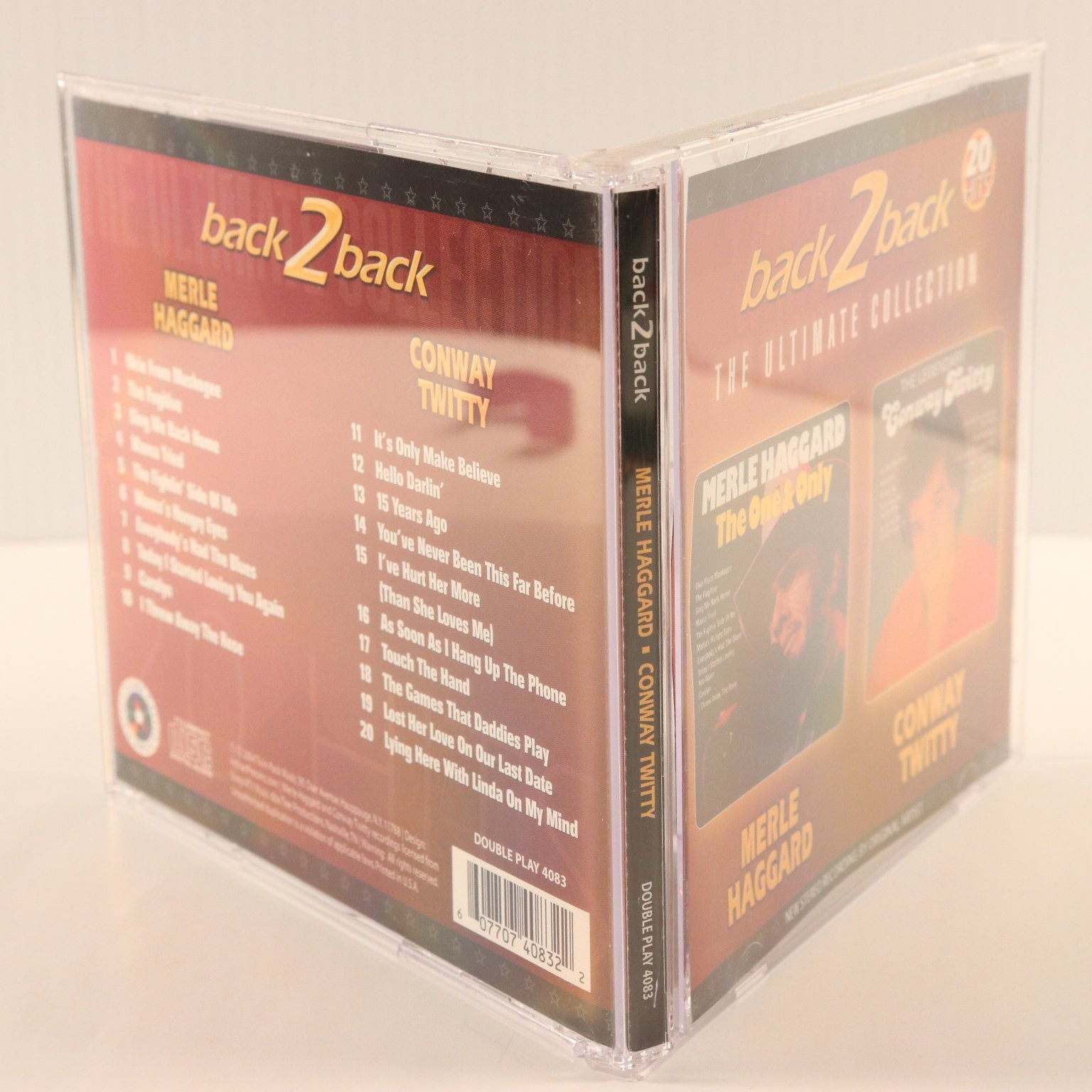 Merle Haggard & Conway Twitty – Back 2 Back The Ultimate Collection CD 2004