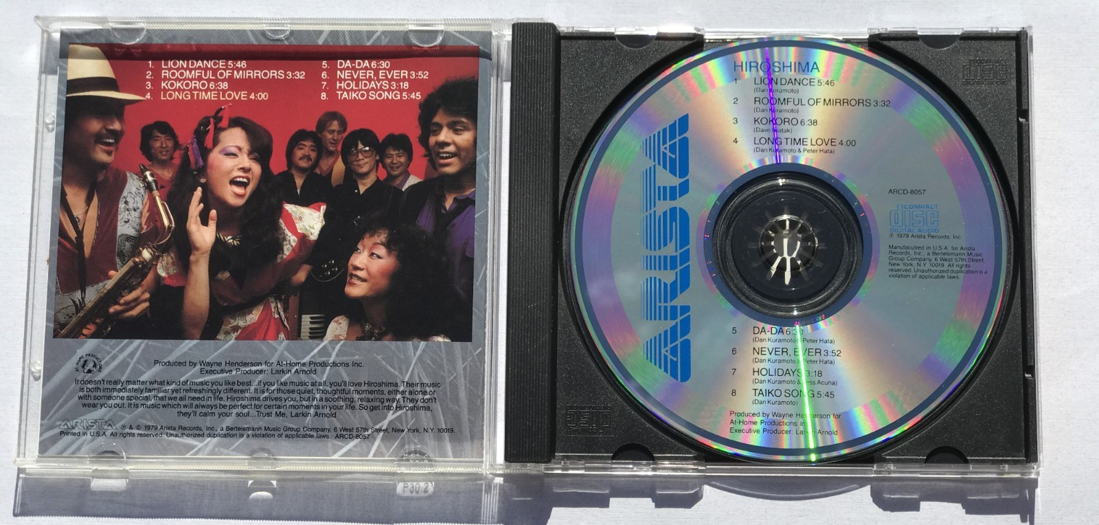 Hiroshima - self titled (CD, 1989) RARE ☆*NEAR MINT DISC*☆
