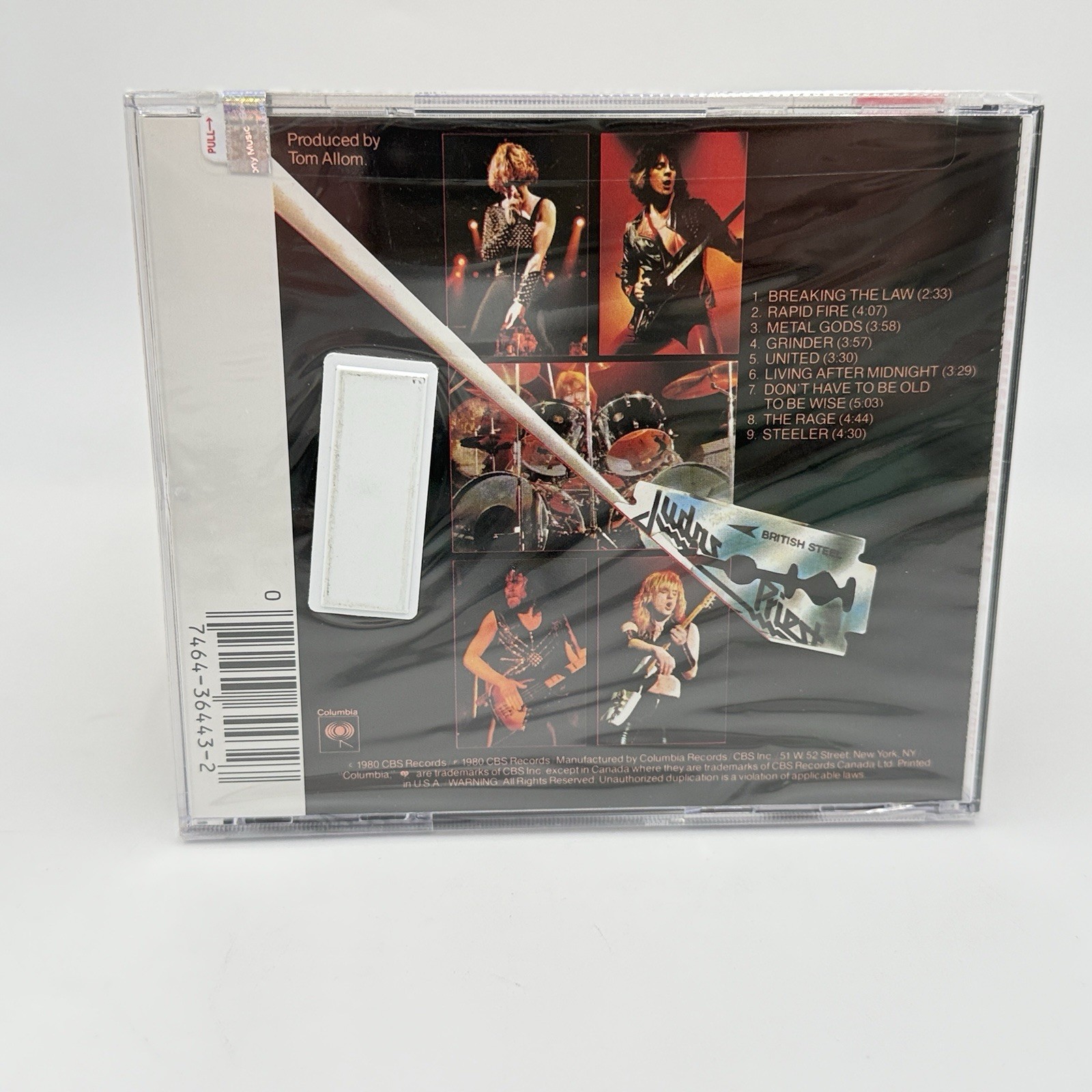 JUDAS PRIEST British Steel CD reissue Columbia Records NEW SEALED