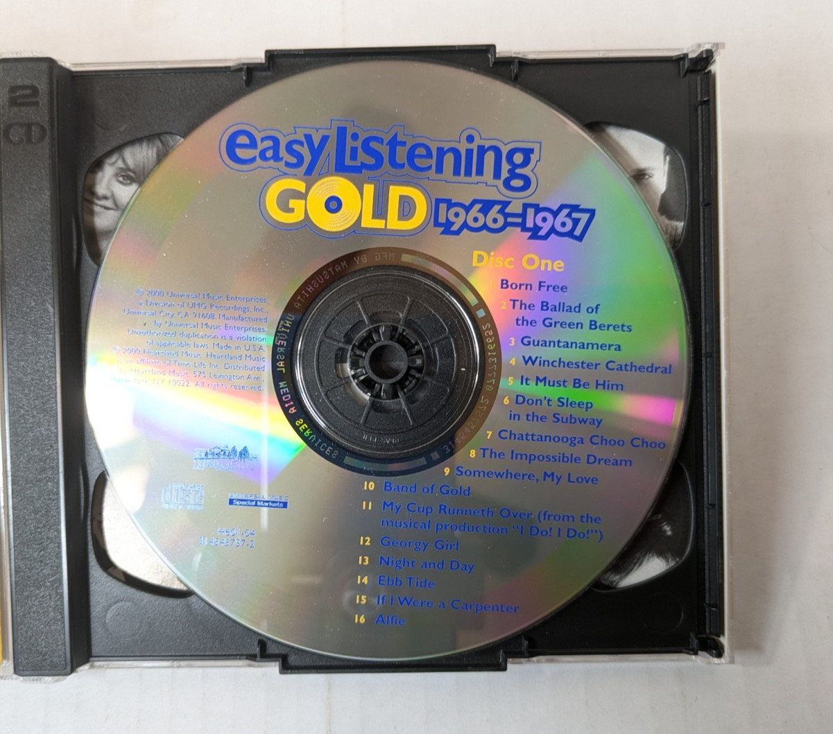 Easy Listening Gold 1966-1967 2 discs CD 30 Tracks 1960s POP Heartland Tested