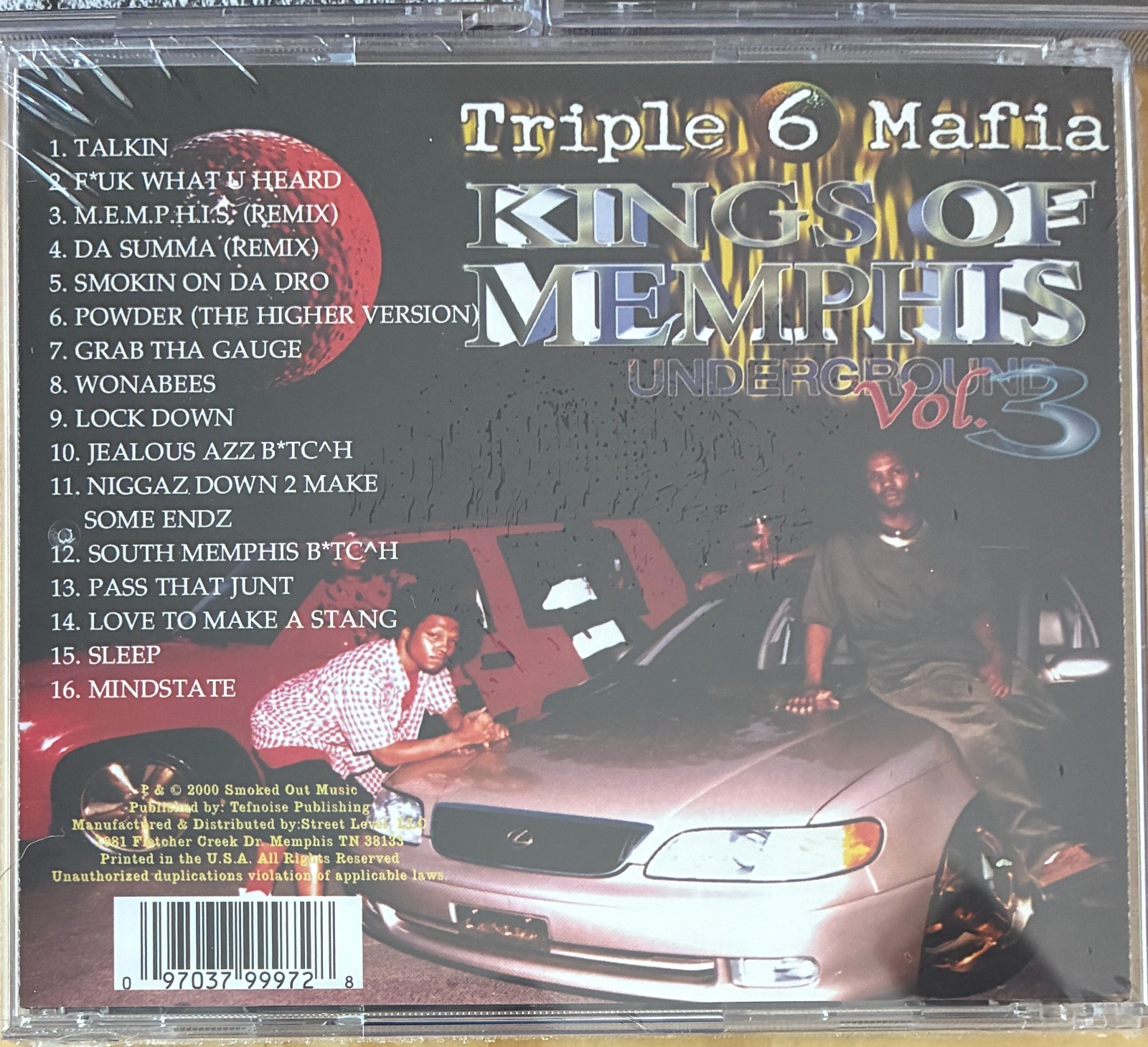 TRIPLE SIX MAFIA - Underground Vol. 1, Vol. 2 & Vol. 3 (Factory Sealed 3-CD Set)