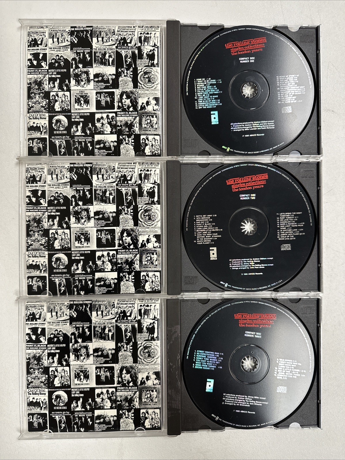 THE ROLLING STONES- Singles Collection The London Years 3xCD Boxed w/Booklet