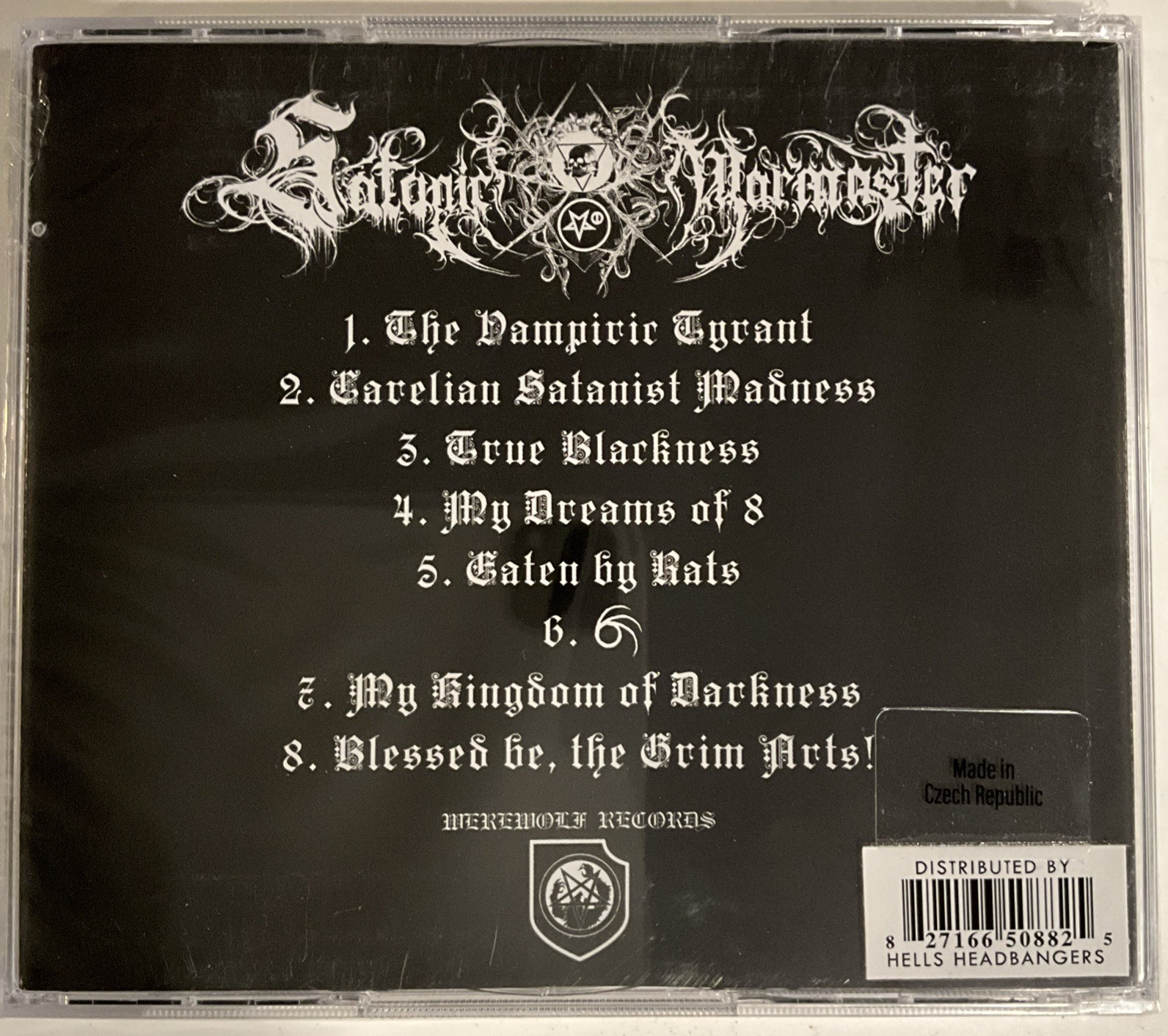 Satanic Warmaster - Carelian Satanist Madness CD 2018 Werewolf Records [2 Discs]