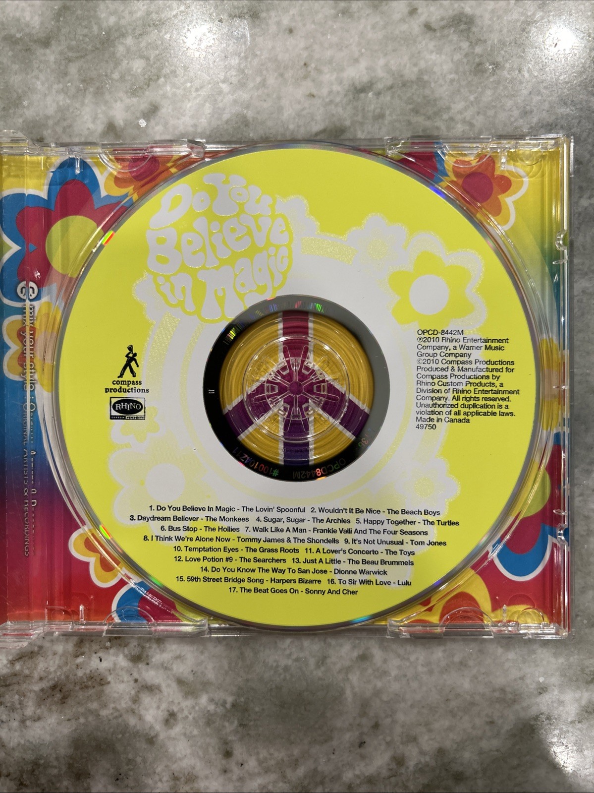 Do You Believe in Magic 60's Pop Cd FREE SHIPPING CD MINT