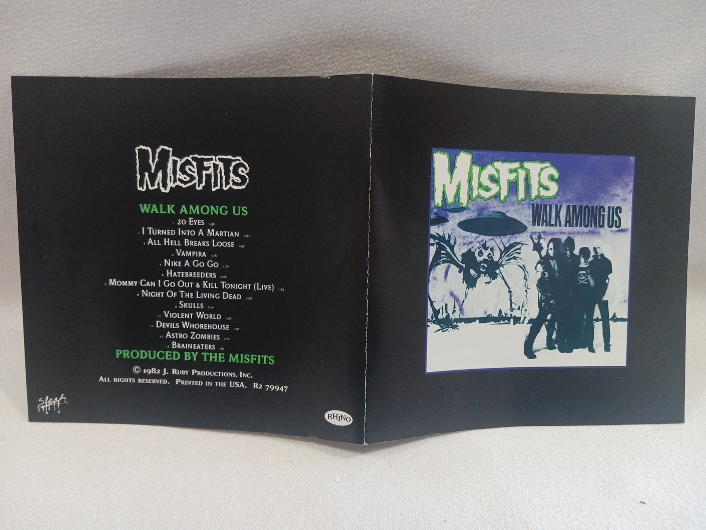 The Misfits Walk Among Us CD 1982 ORIGINAL Ruby Records Danzig Punk Metal VG++