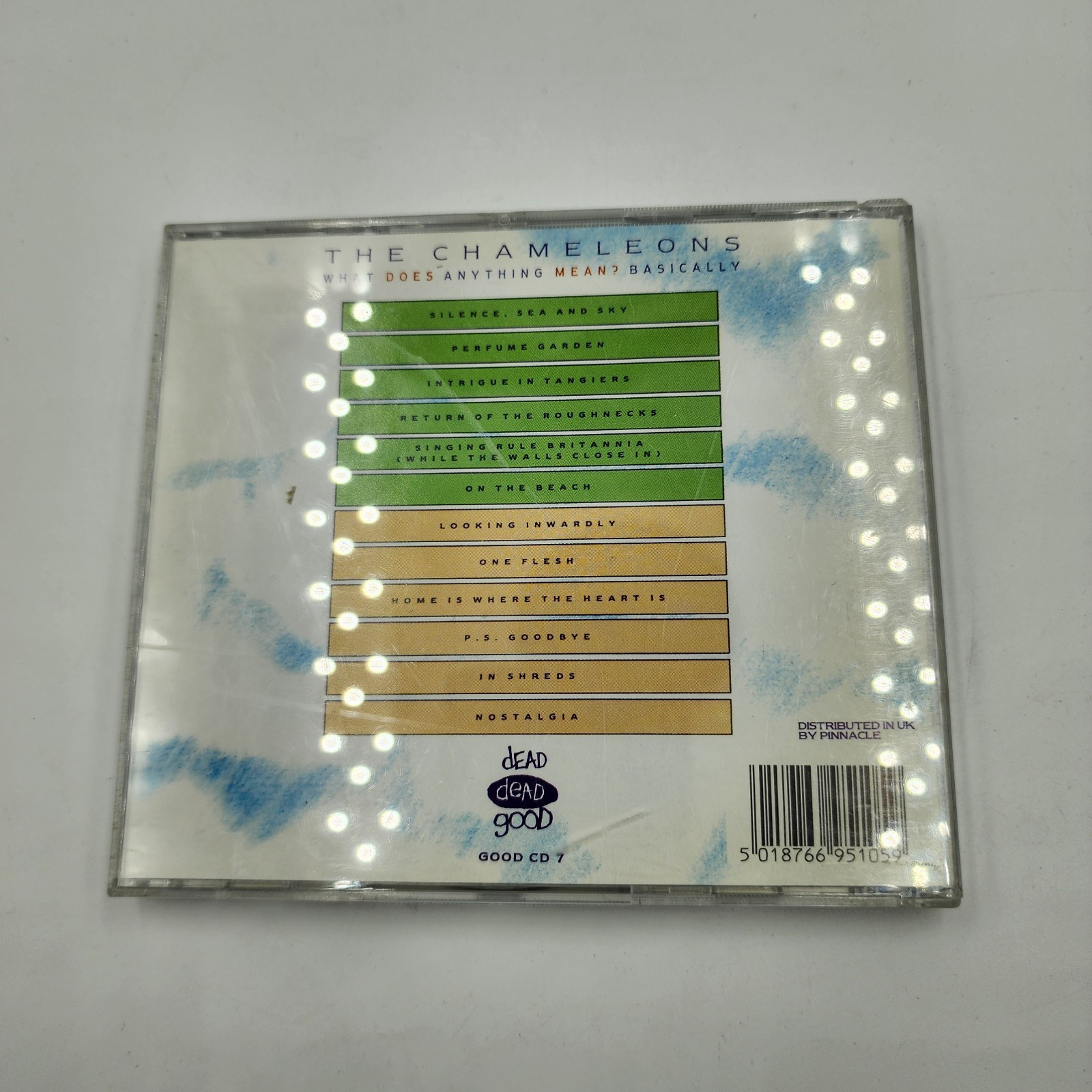 The Chameleons - What Does Anything Mea? Basically CD Dead Good 1995 *pre-owned