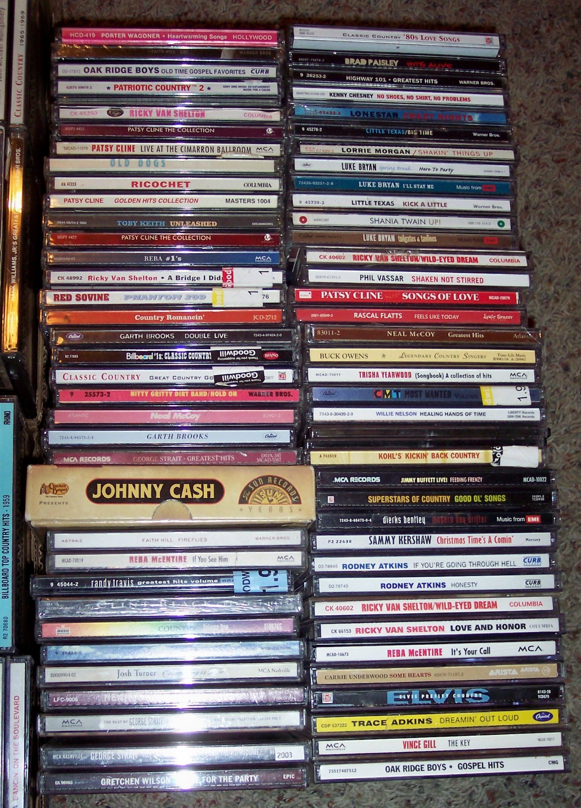 Large LOT 220+ Vintage CDs Case Bundle Country 90s 2000s Kenny Willie Vince