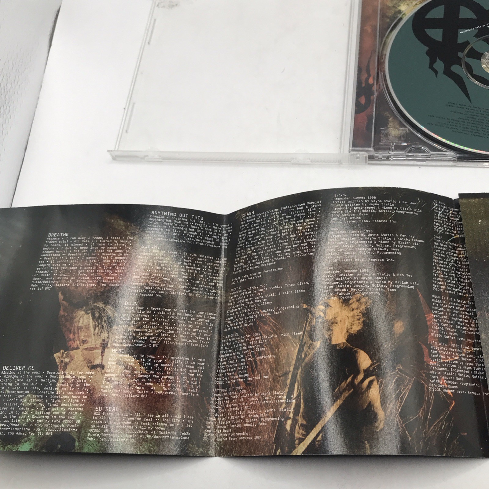 Static-X - Beneath... Between... Beyond... CD Industrial 2004 Explicit