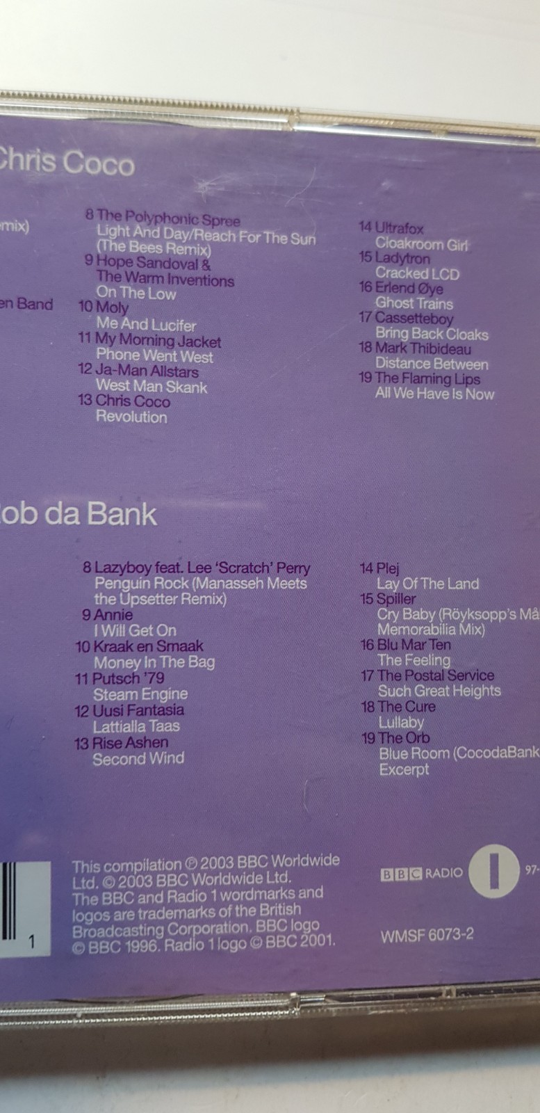 Various Artists - The Blue Room - Chris Coco & Rob da Bank 38 track Double CD