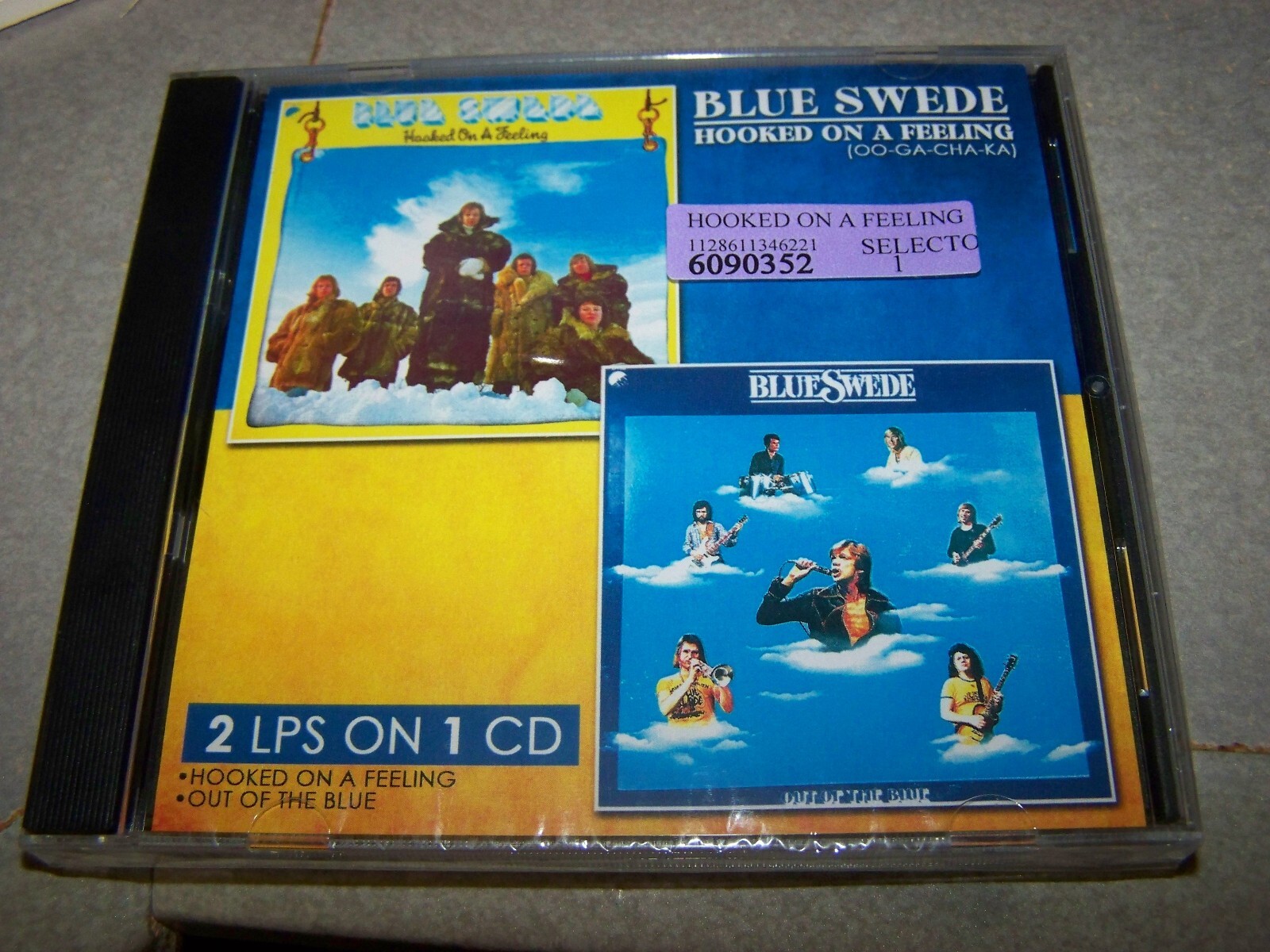 BLUE SWEDE "HOOKED ON A FEELING" SWISS IMPORT TWO FER CD BRAND NEW