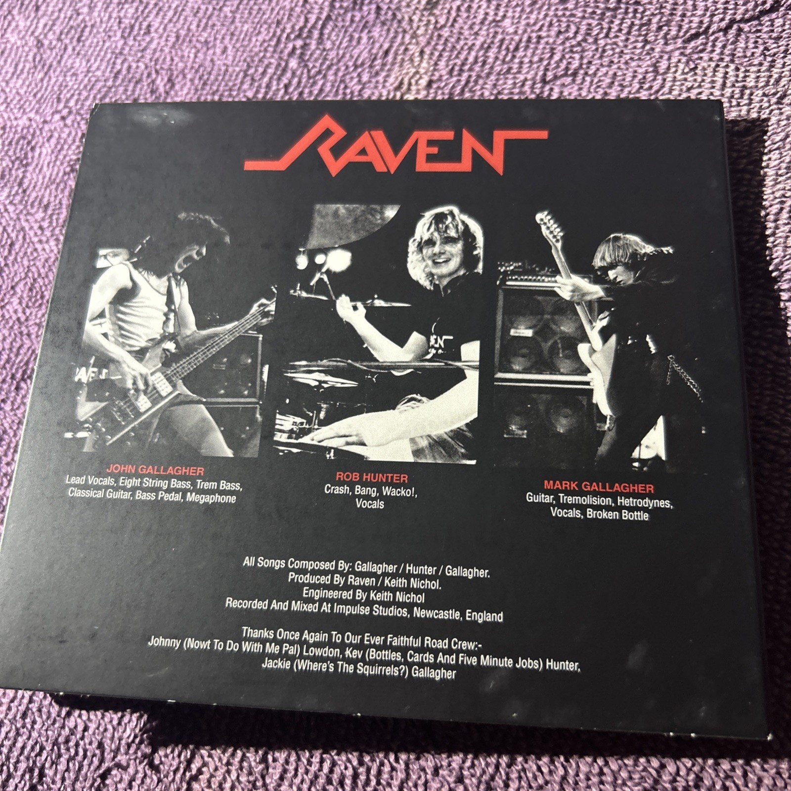 Wiped Out by Raven (CD, 2018)