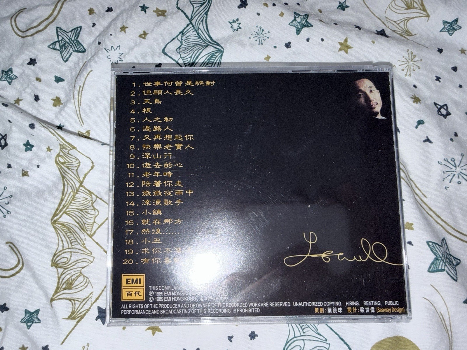 Lowell Lo 盧冠廷 Classic Collection 經典珍藏版 EMI Hong Kong CD Made in Japan