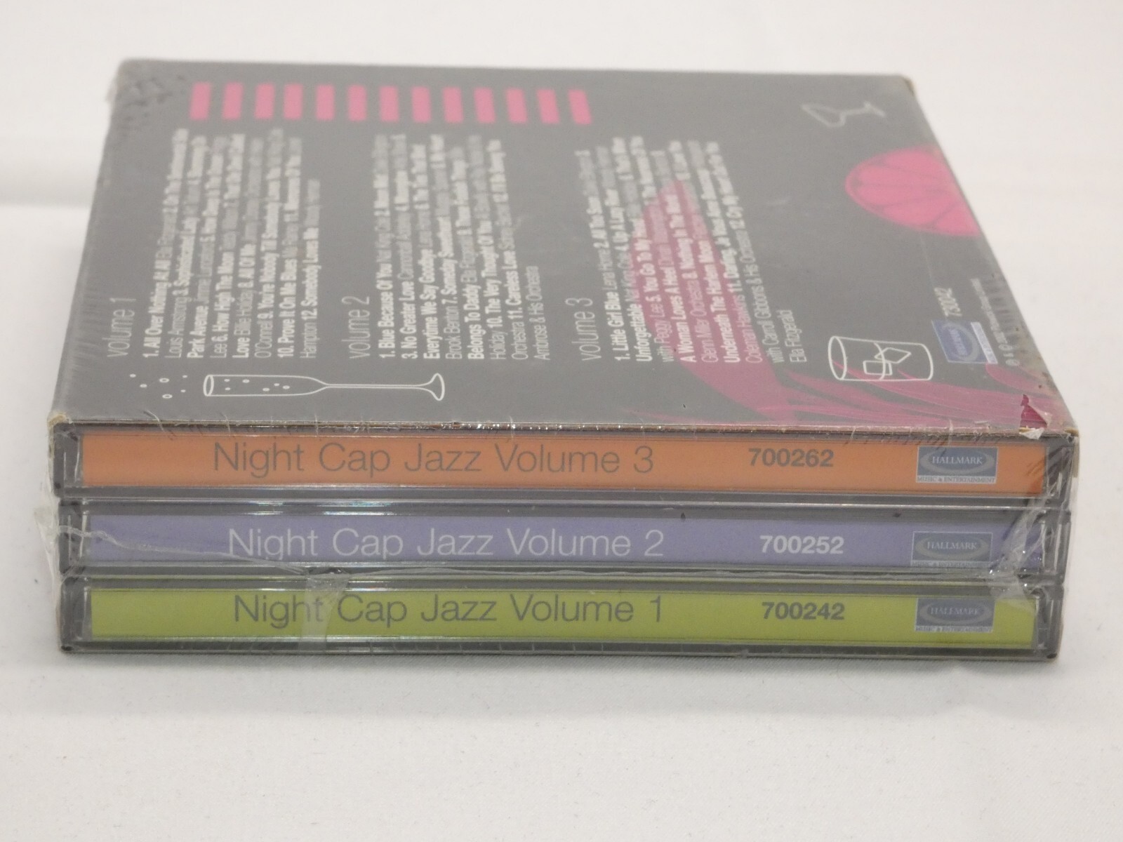 Night Cap JAZZ 3 CD Box Set Hallmark 2002 Louis Armstrong Ella Fitzgerald SEALED
