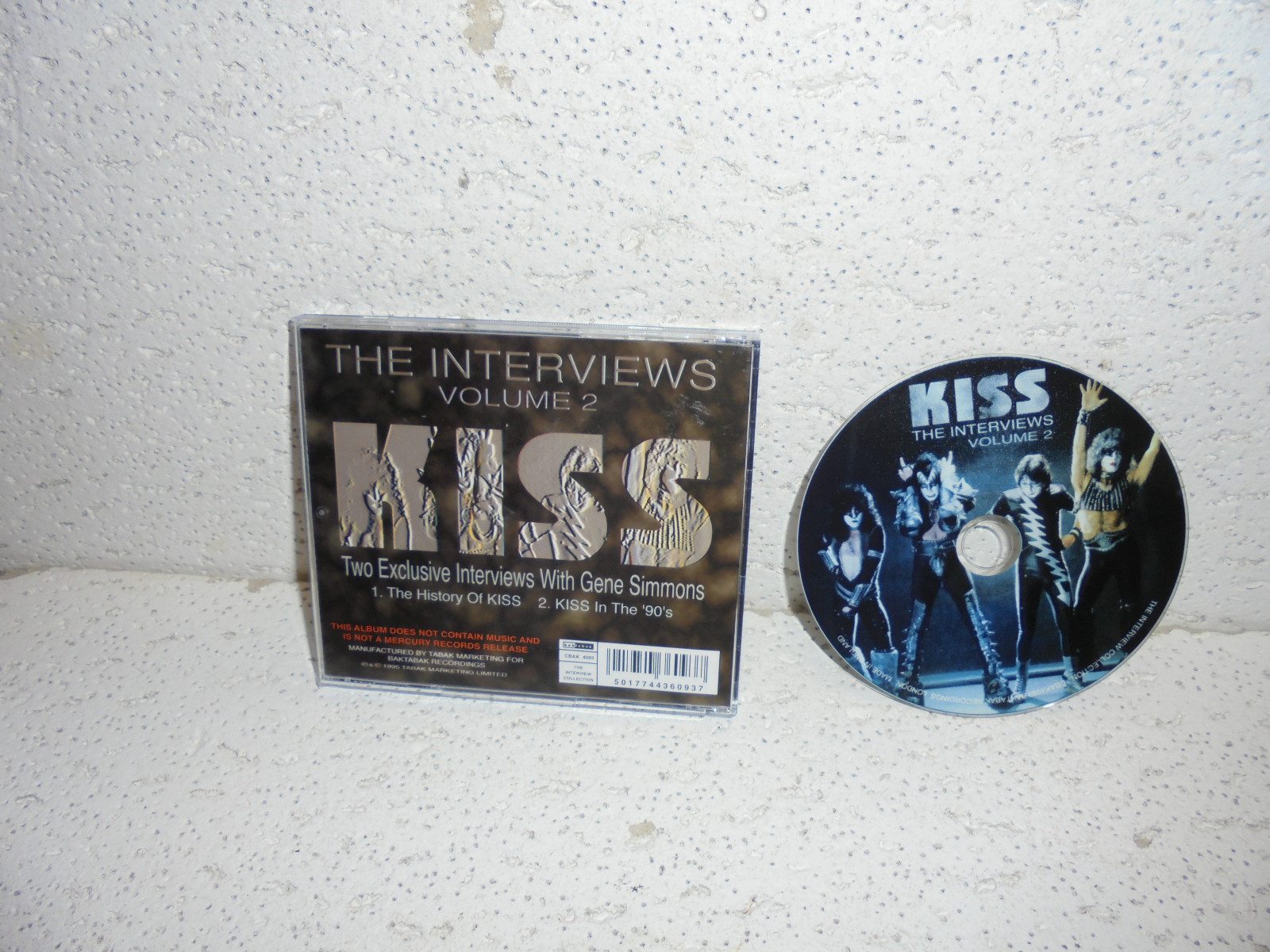 KISS : The Interviews Vol. 2 CD Compact Disc Out of Print Eric Carr