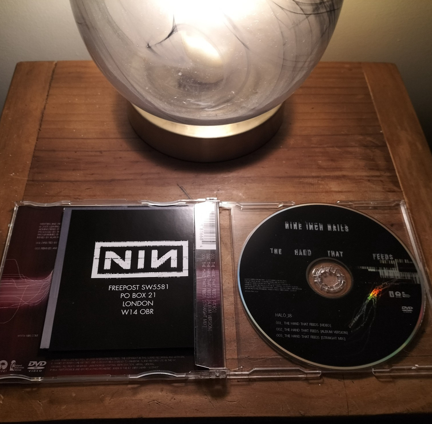 1st Edition - NINE INCH NAILS -HALO 18-Rare DVD AUDIO CD-Never Played-NIN
