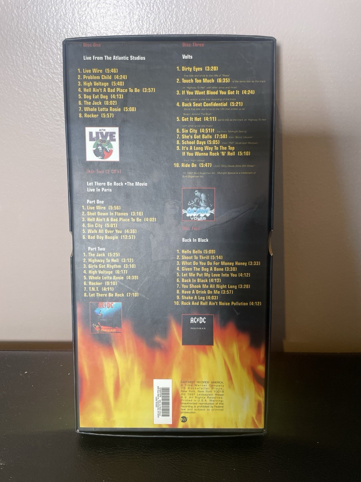 CD:AC/DC-Bonfire Box Set 5Disc ;1997