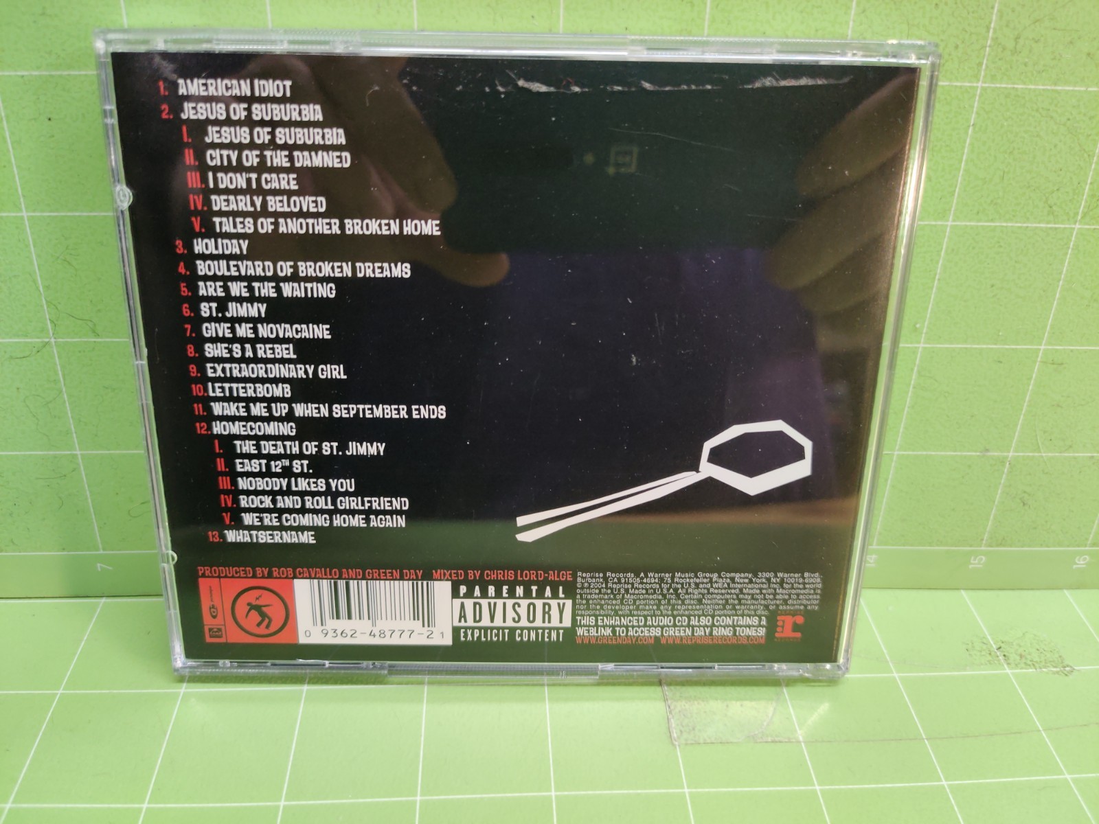 Green Day CD Album Lot Of 5 - Complete - Great Condition -