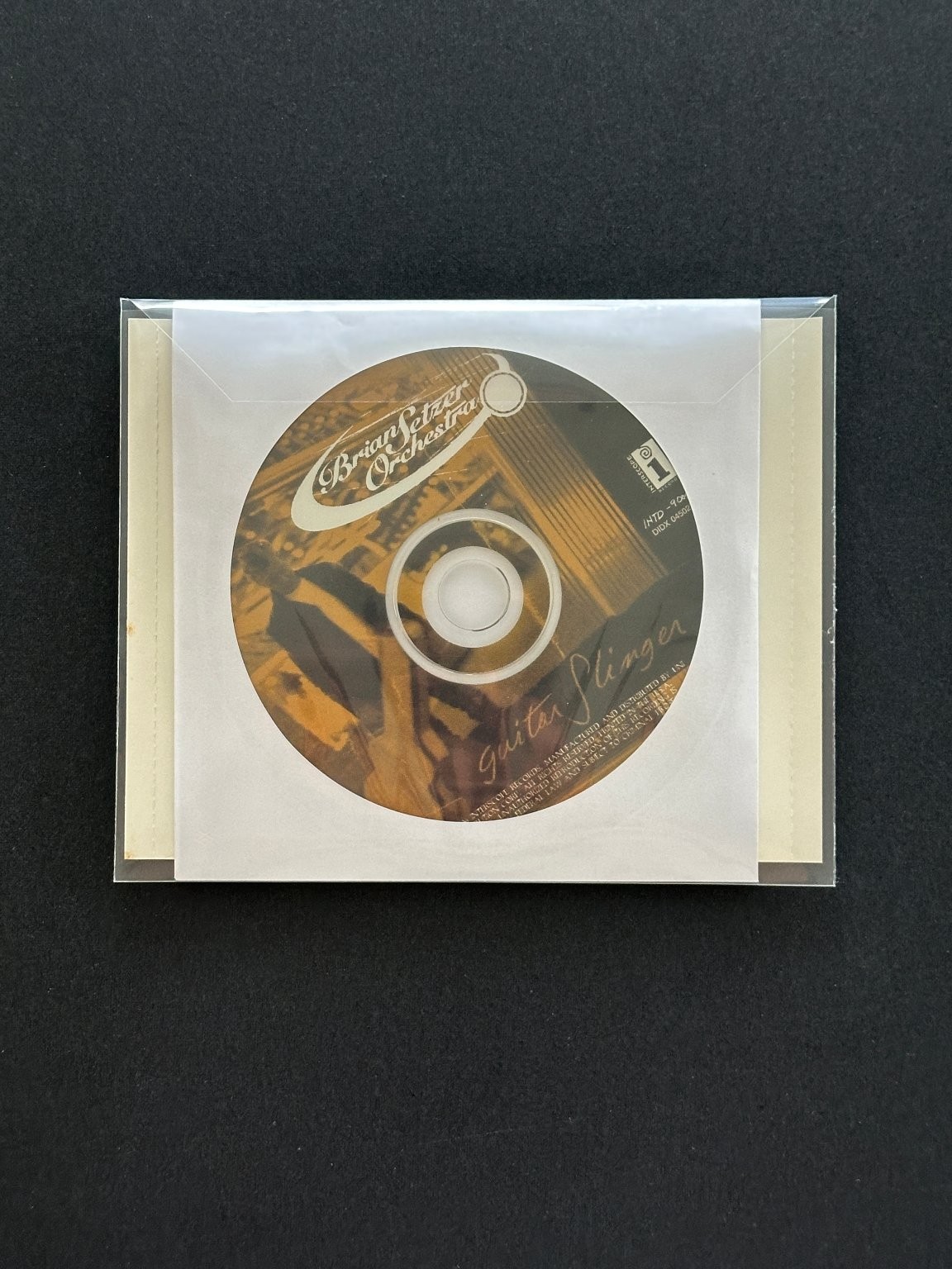 Brian Setzer Orchestra Guitar Slinger CD 1996 Interscope Rockabilly NO CASE
