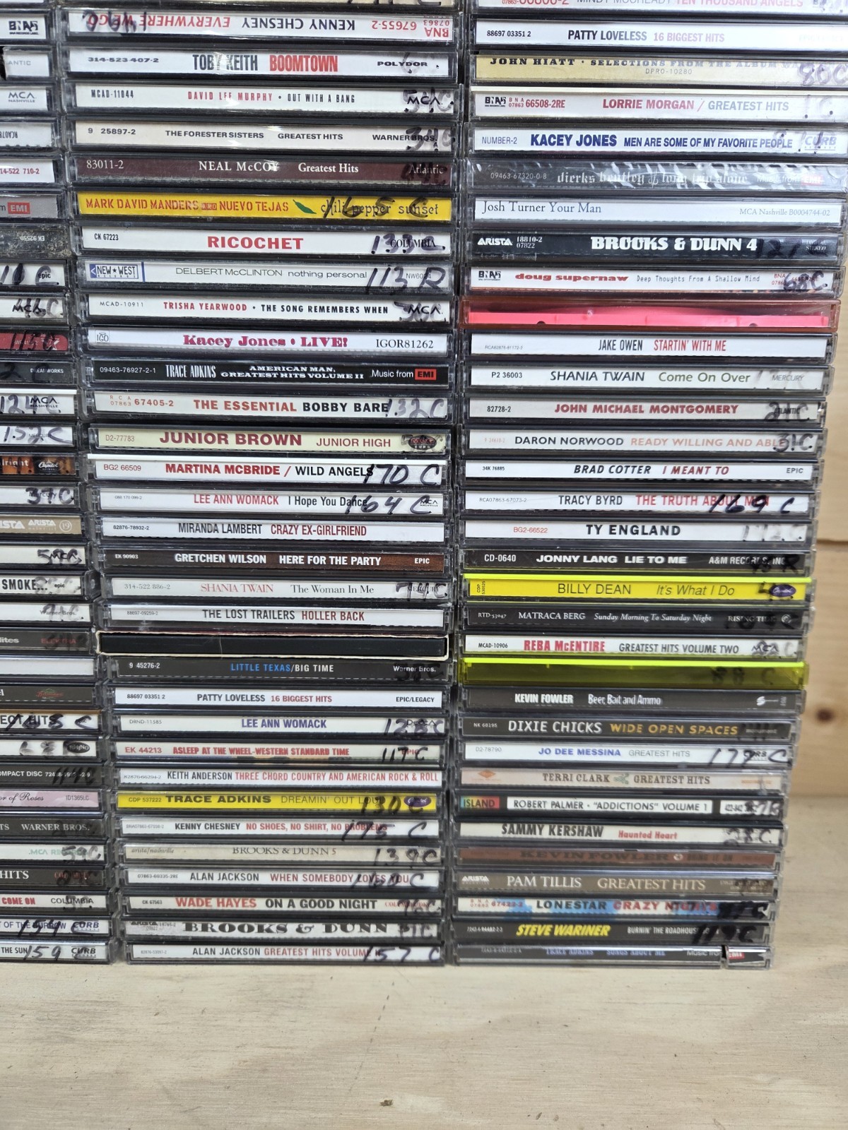 Lot of 175 Mixed CDs: Country Excellent Condition Vintage Dj Lot Prime Artist