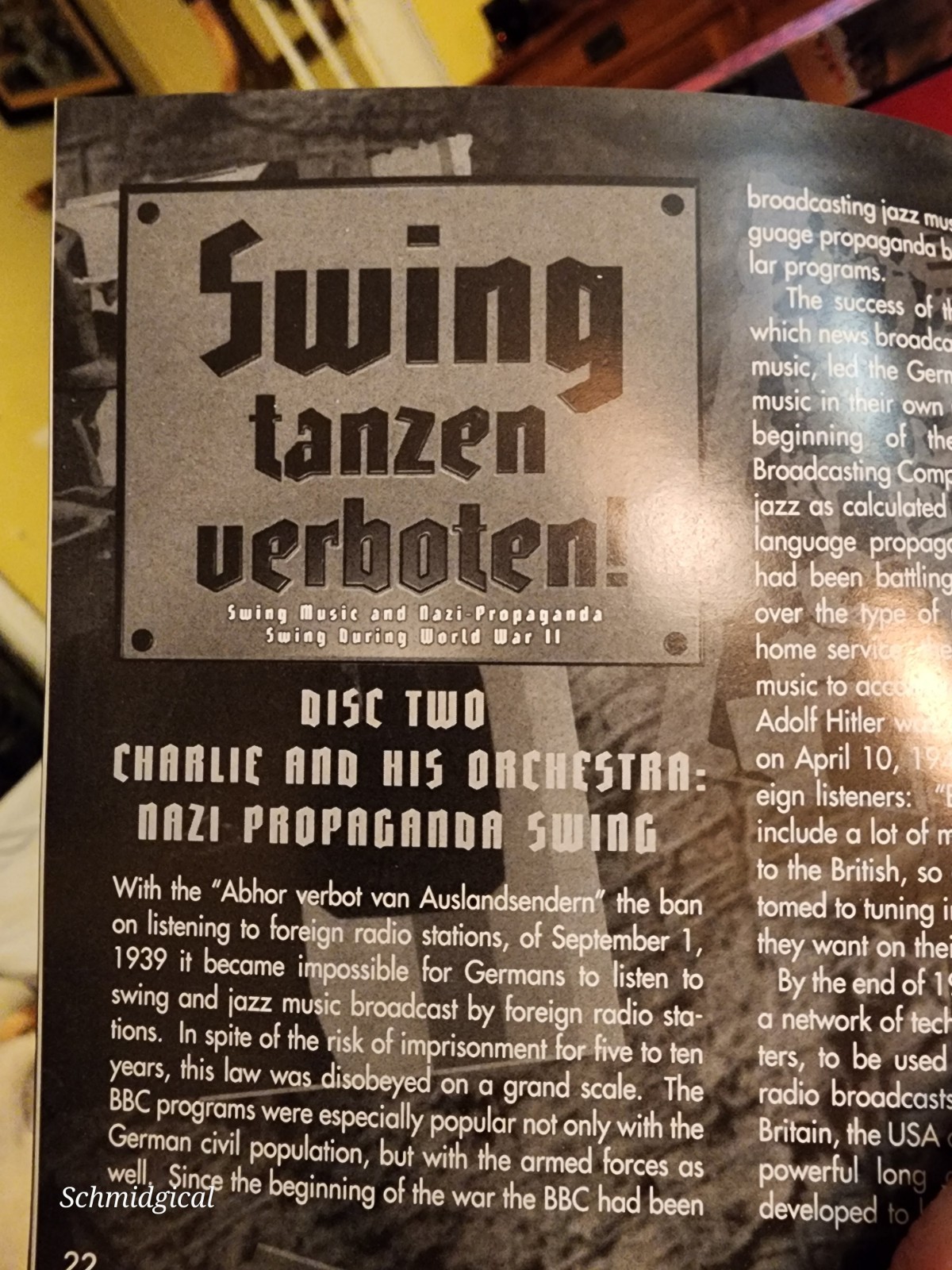 Proper Records Swing tanzen verboten! 4CD Box Set Swing with Inserts Compilation