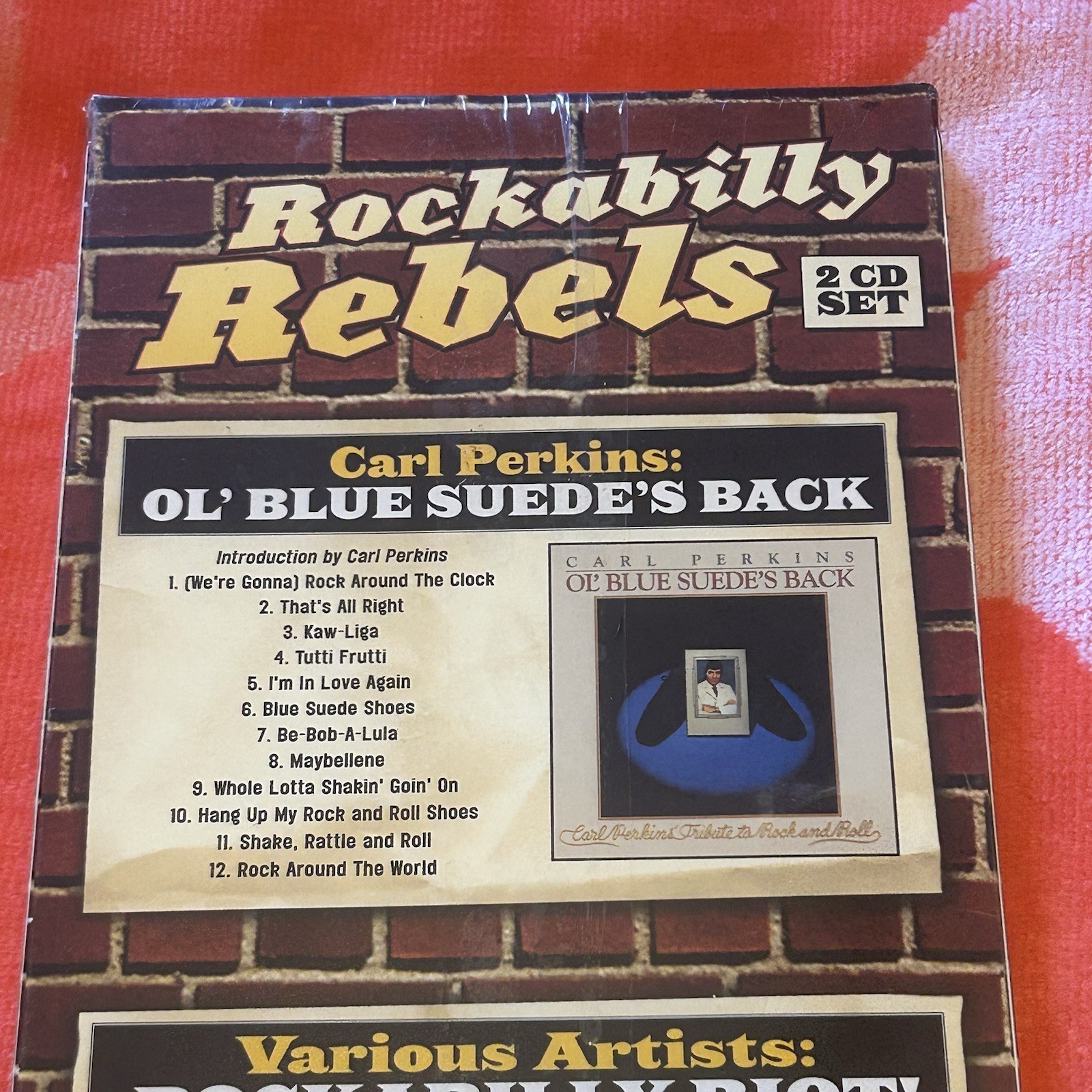 Rockabilly Rebels Two CD Longbox SEALED 2004 RARE! Carl Perkins CD Sanctuary USA