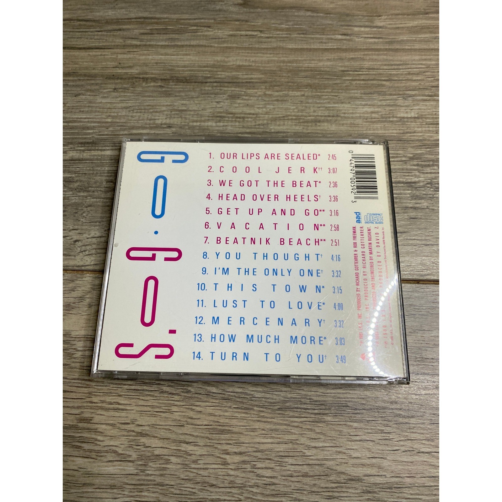 The Go-Go's Greatest CD Unisex OS Multicolor Excellent 80s New Wave Hits