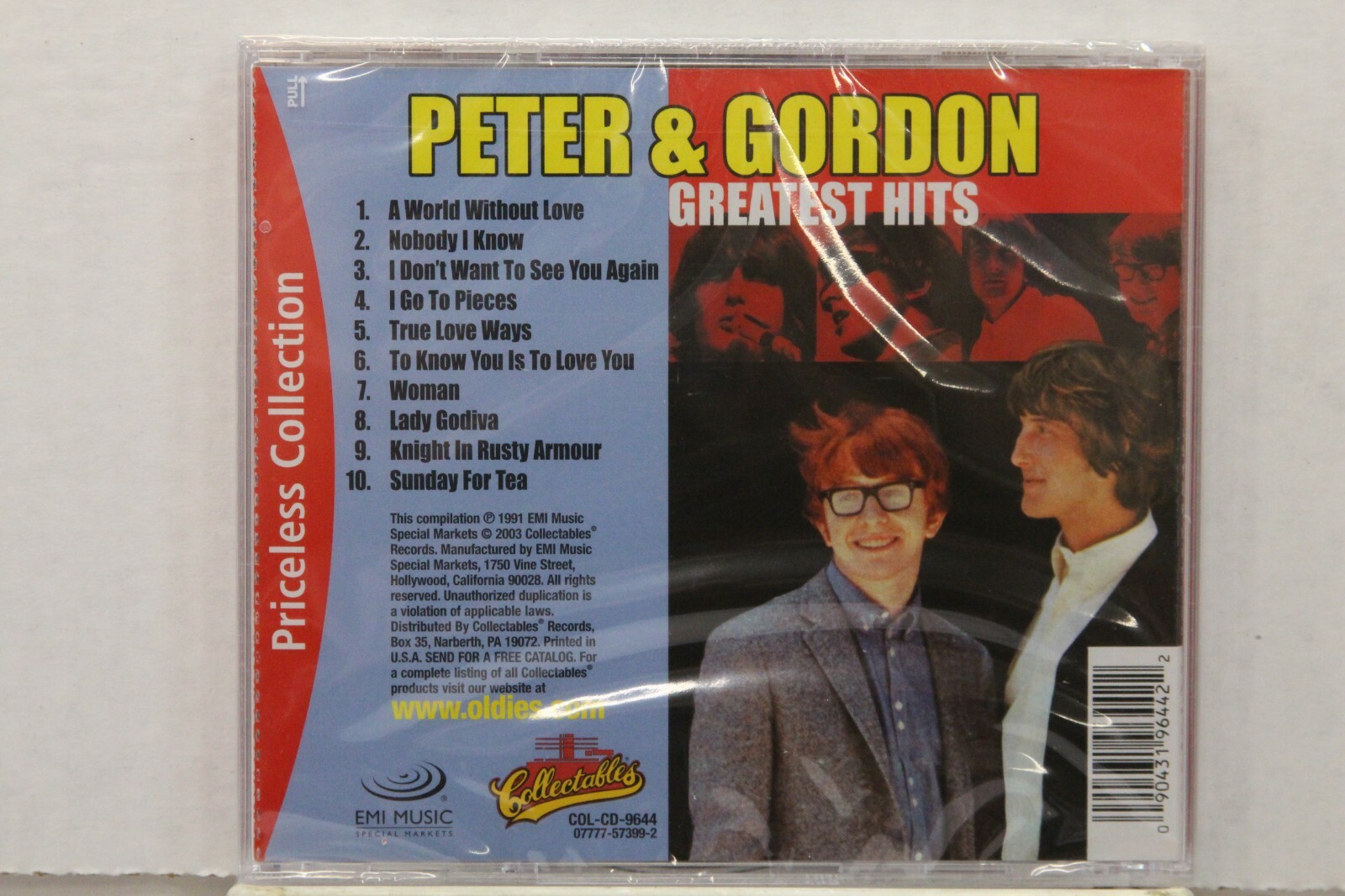 Peter & Gordon Greatest Hits CD Sealed