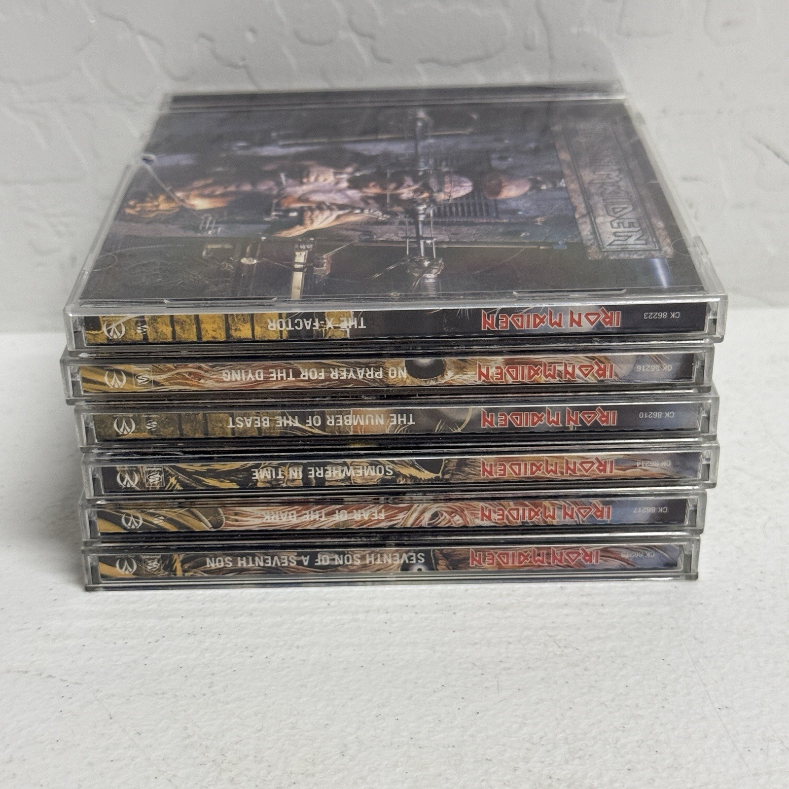 Iron Maiden CD Lot 6 Enhanced CDs Number of the Beast Fear of the Dark X Factor