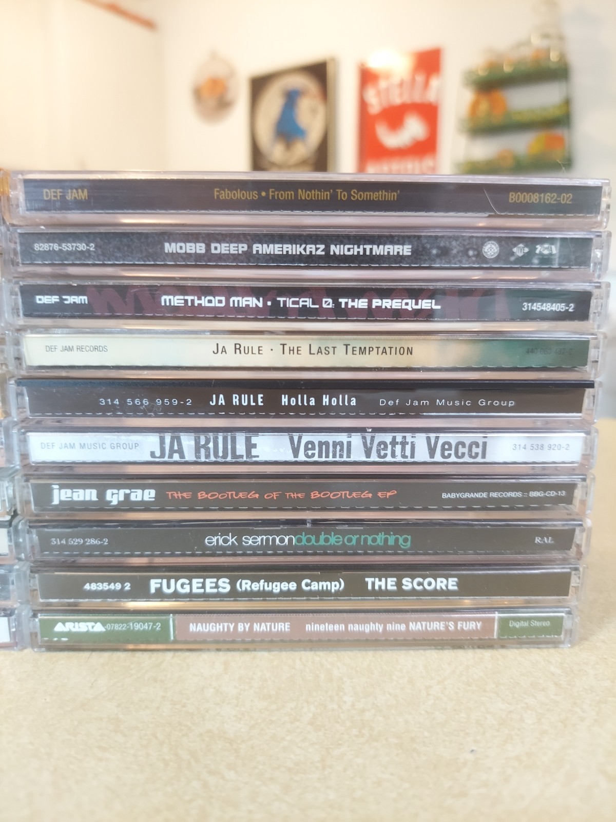 Eat Coast Rap CD Lot of 21 Jay-Z Nas Cam'ron Ja Rule Wale RZA Mobb Deep Camp Lo