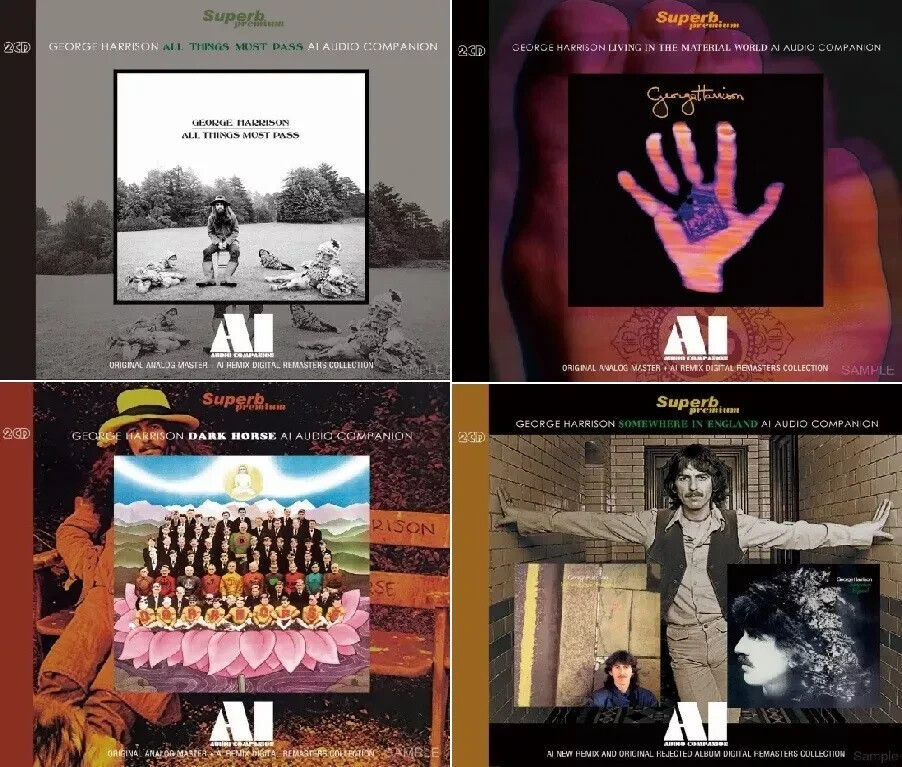 GEORGE HARRISON / AI - AUDIO COMPANION ORIGINAL ANALOG MASTER + AI REMIX 8CD