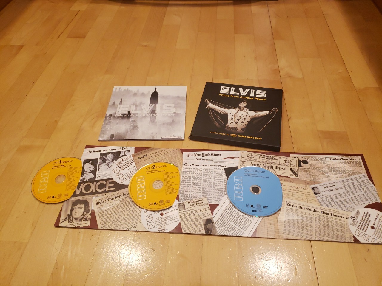 Elvis Presley - Prince From Another Planet at Madison Sq Garden Box Set 2CD+DVD
