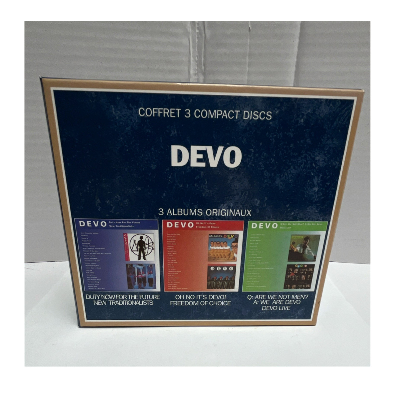 Devo Coffret 3 Compact Discs 3CD Box Set Compilation Virgin 1997 PM 539