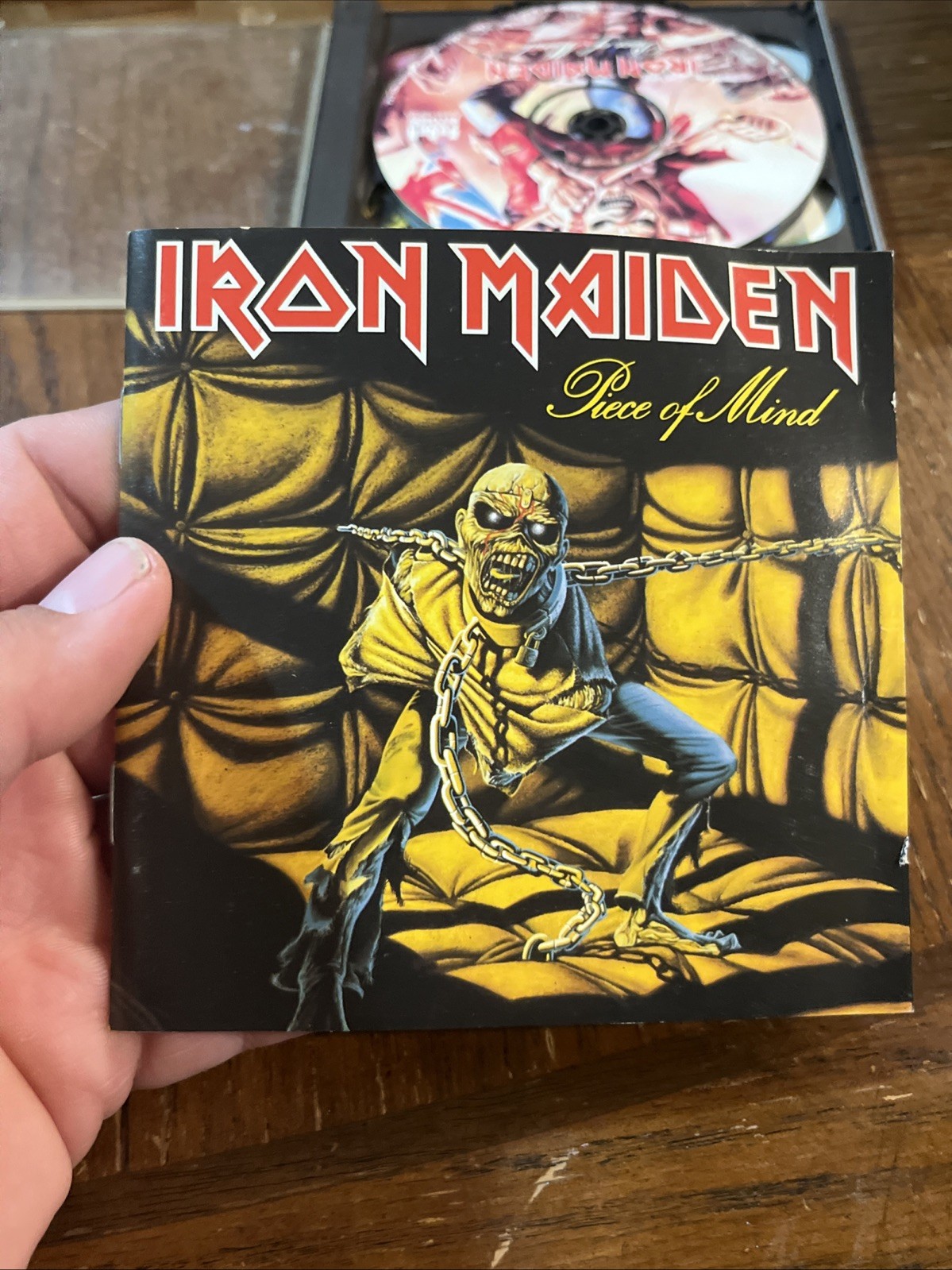 Iron Maiden Piece Of Mind 1995 CD Castle Records 2 CD Set With Insert Rare￼