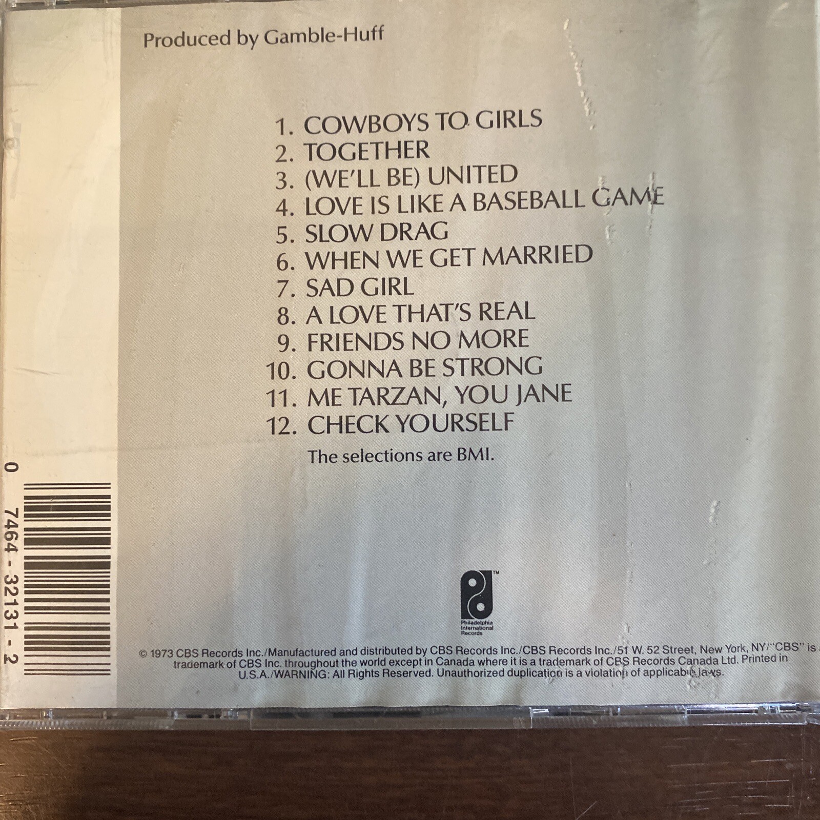 THE INTRUDERS - Super Hits - CD - **W/HYPE STKR** - VGC+ - RR