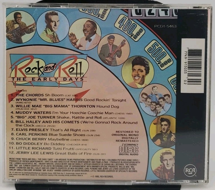 Rock and Roll: The Early Days by Various Artists (CD, 1985, RCA)