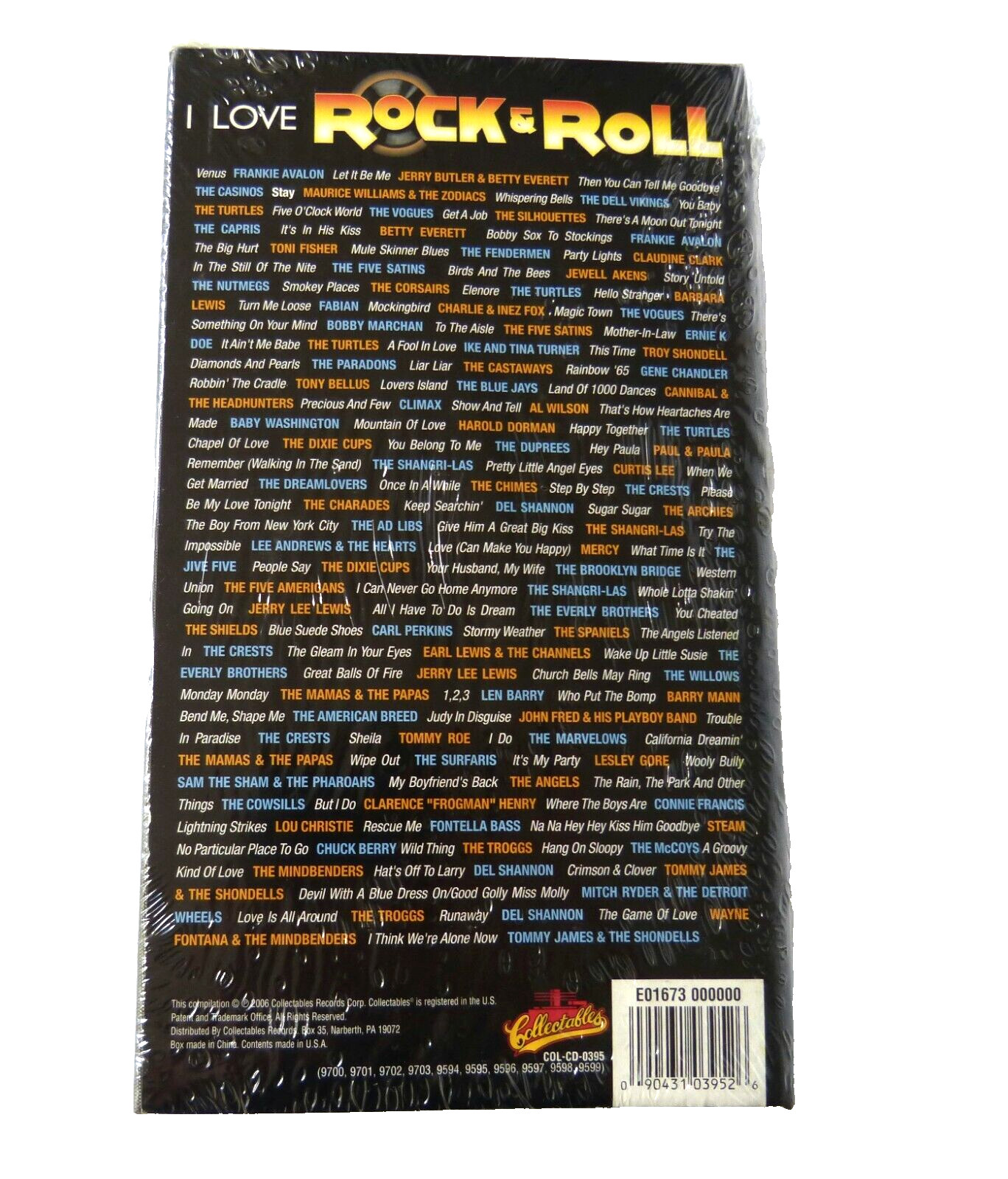 I Love Rock & Roll 10-CD Boxed Set Original Songs & Artists 1950's & 60's Sealed