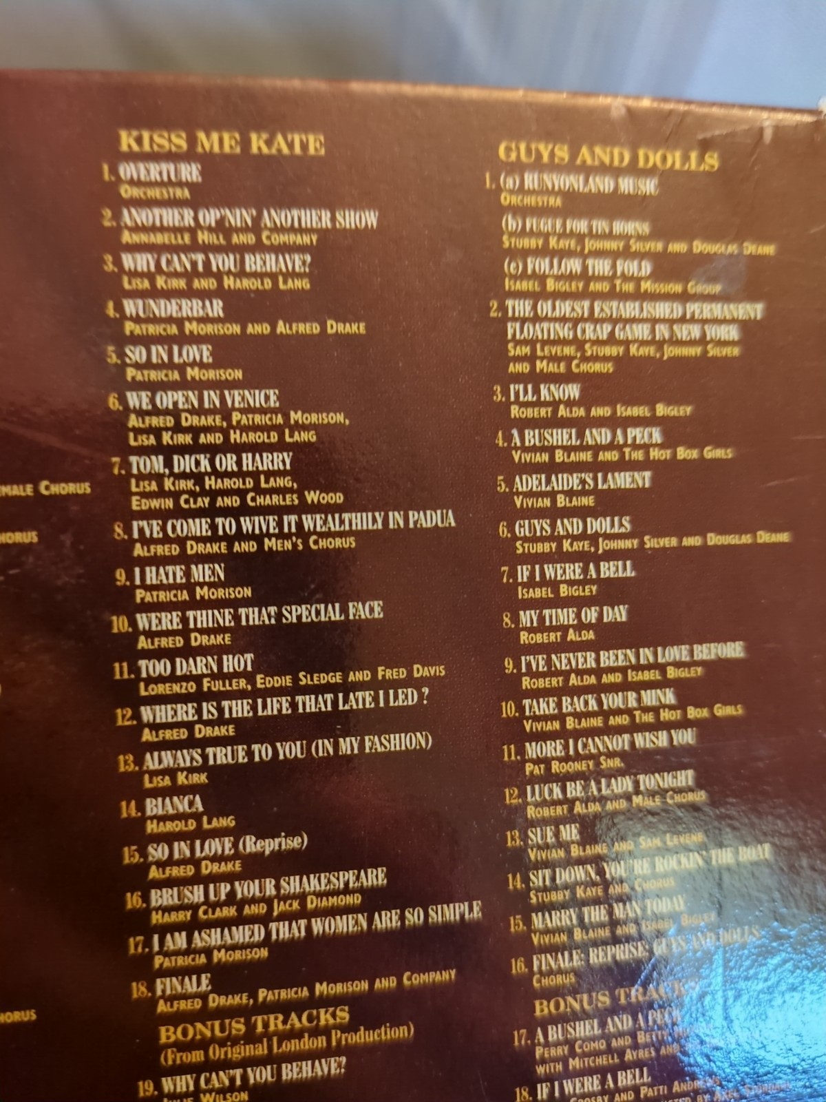 Broadway 154 Original Recordings 8 CD Set Prism Leisure UK 2002