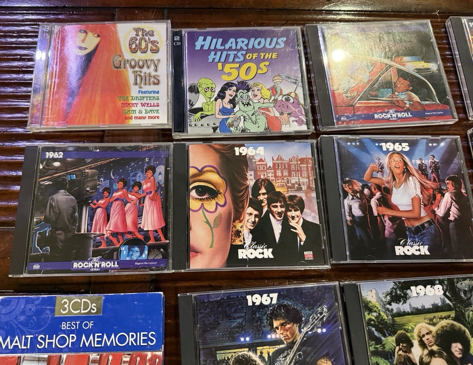 Time-Life Classic Rock CD Collection 1954-1969 + Groovy Hits & More (11 CDs)