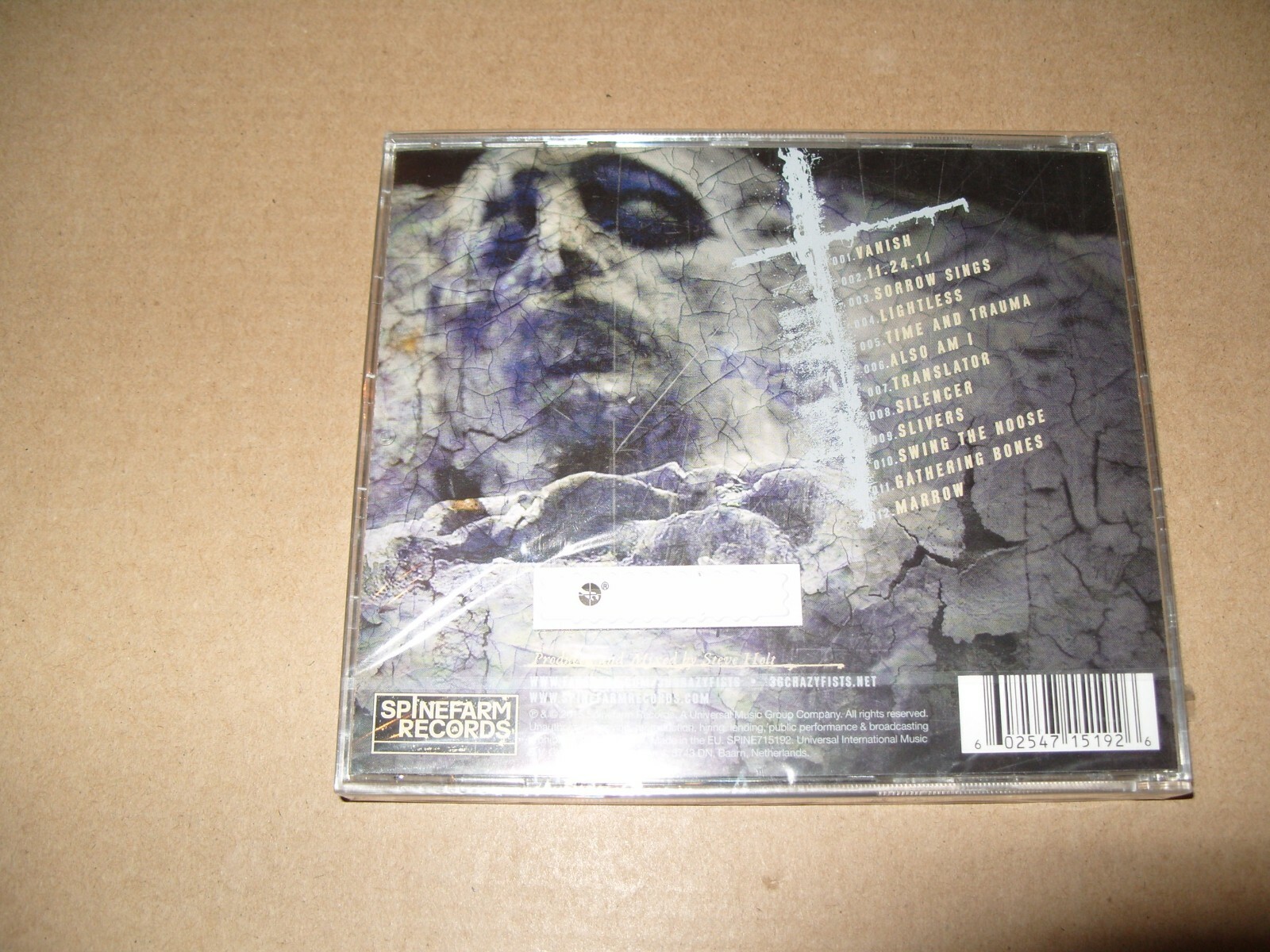 36 Crazyfists Time and Trauma 2015 cd New & Sealed (L.S.)